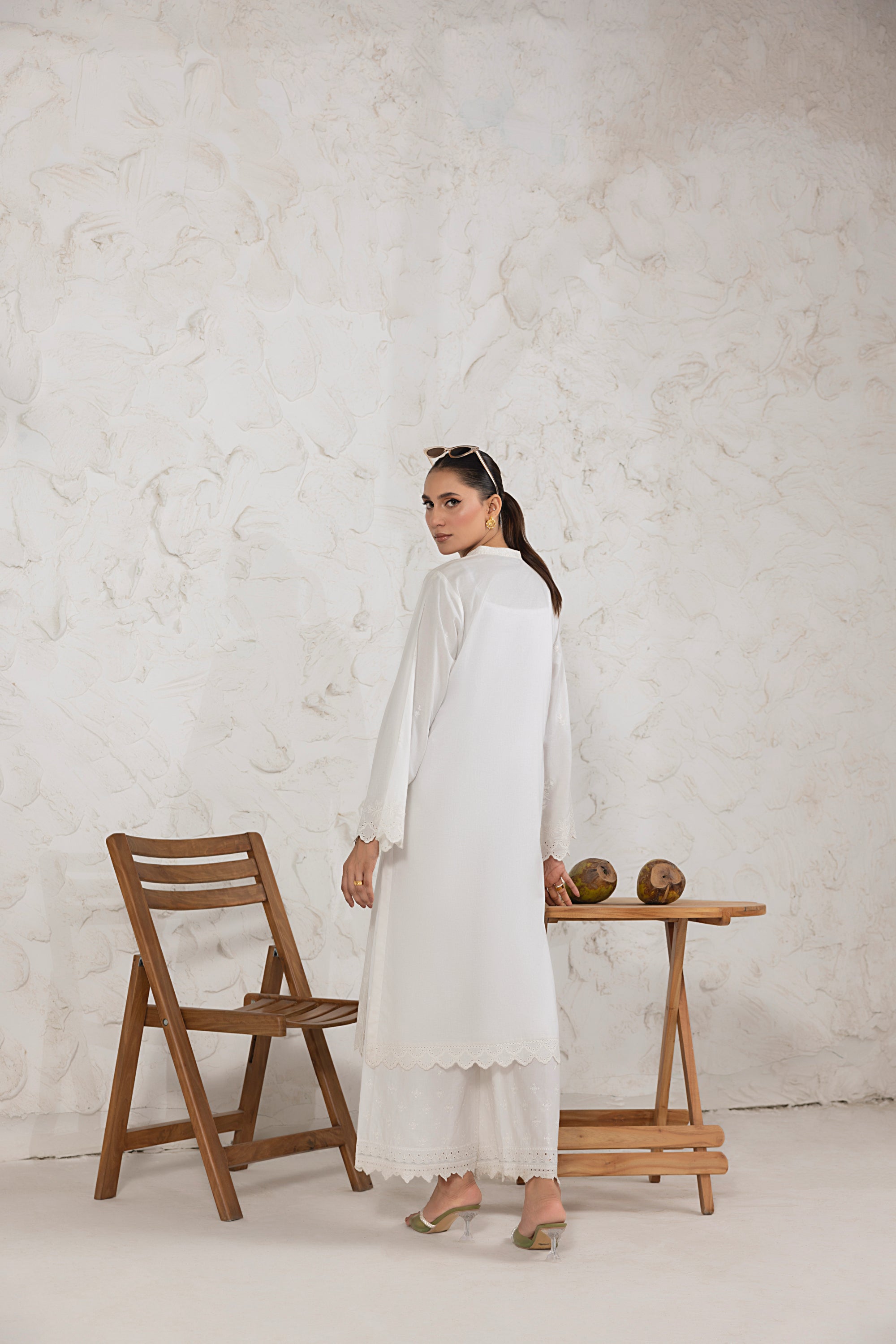 Lakhany Ready to wear Embroidered Shirt Women 1pcs