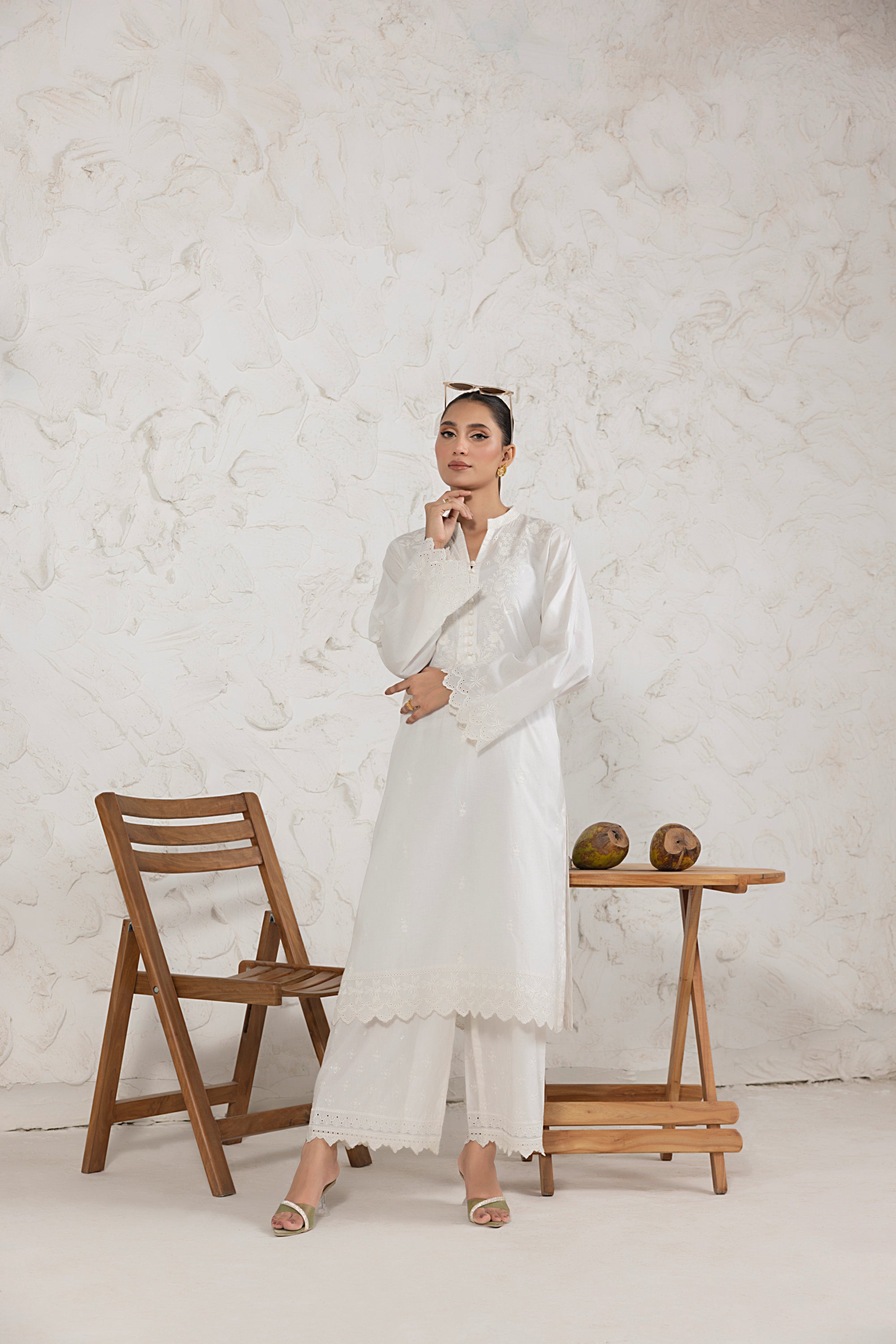 Lakhany Ready to wear Embroidered Shirt Women 1pcs