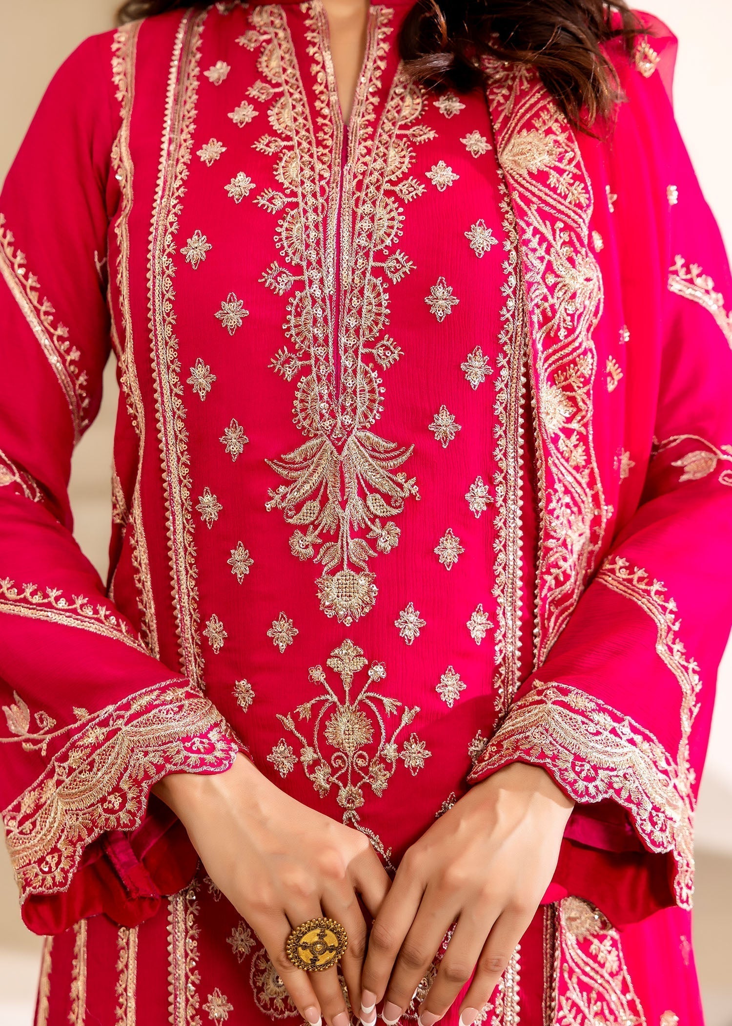 Kanwal Zainab FUCHSIA ELEGANCE Women 3pcs