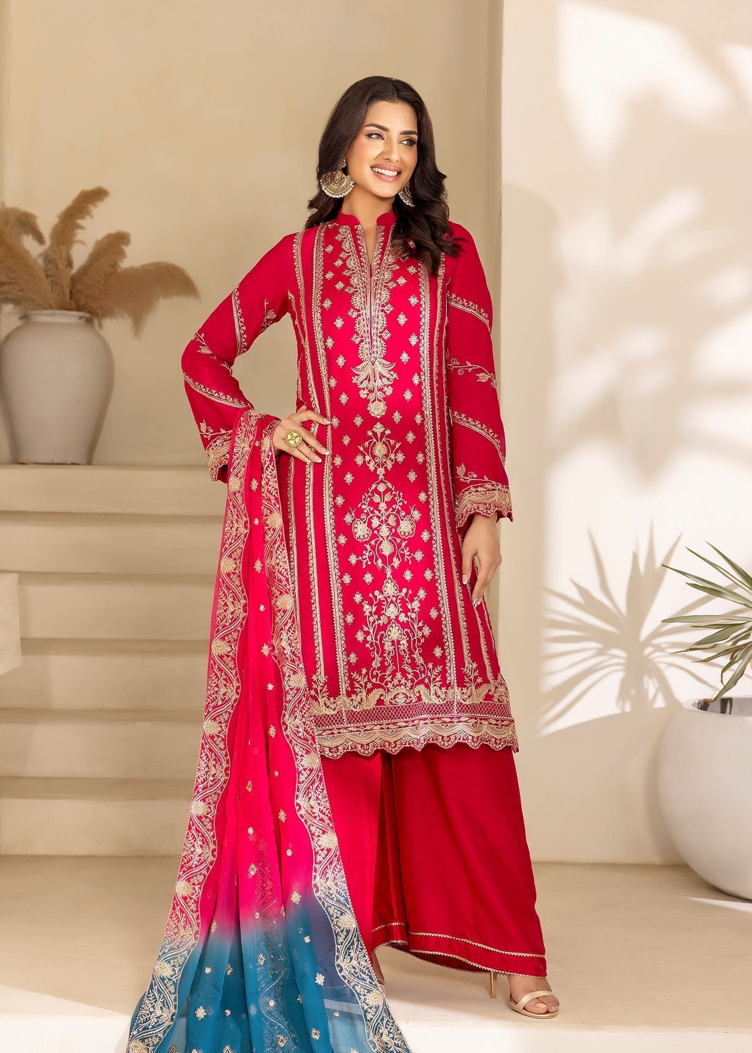 Kanwal Zainab FUCHSIA ELEGANCE Women 3pcs