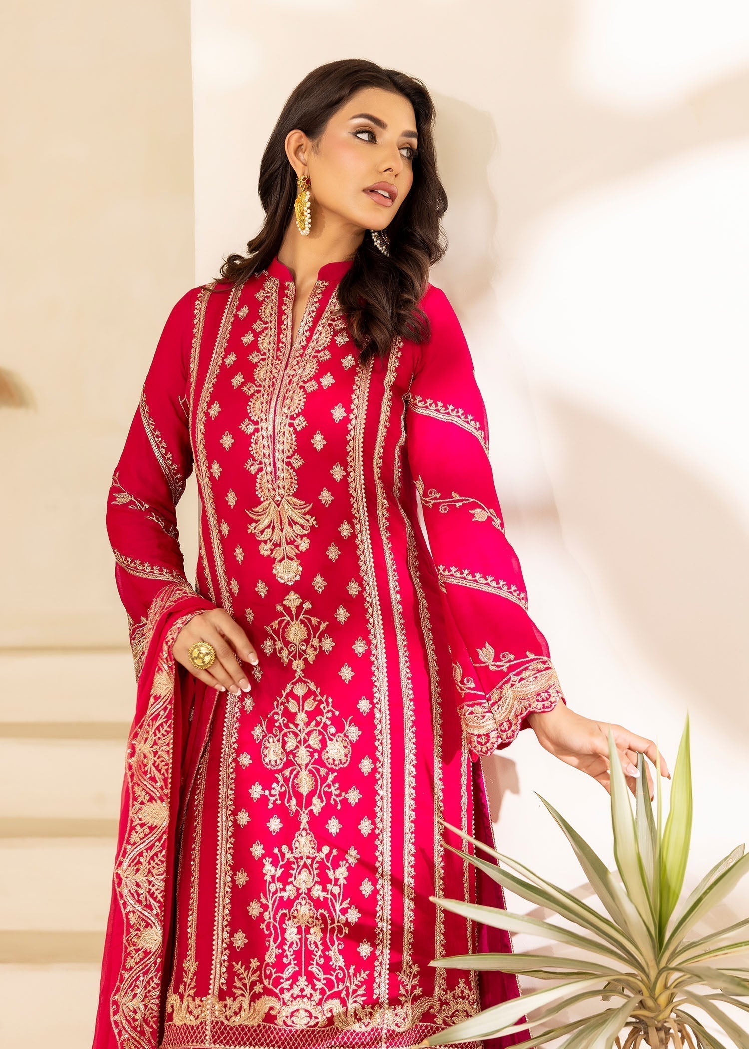 Kanwal Zainab FUCHSIA ELEGANCE Women 3pcs