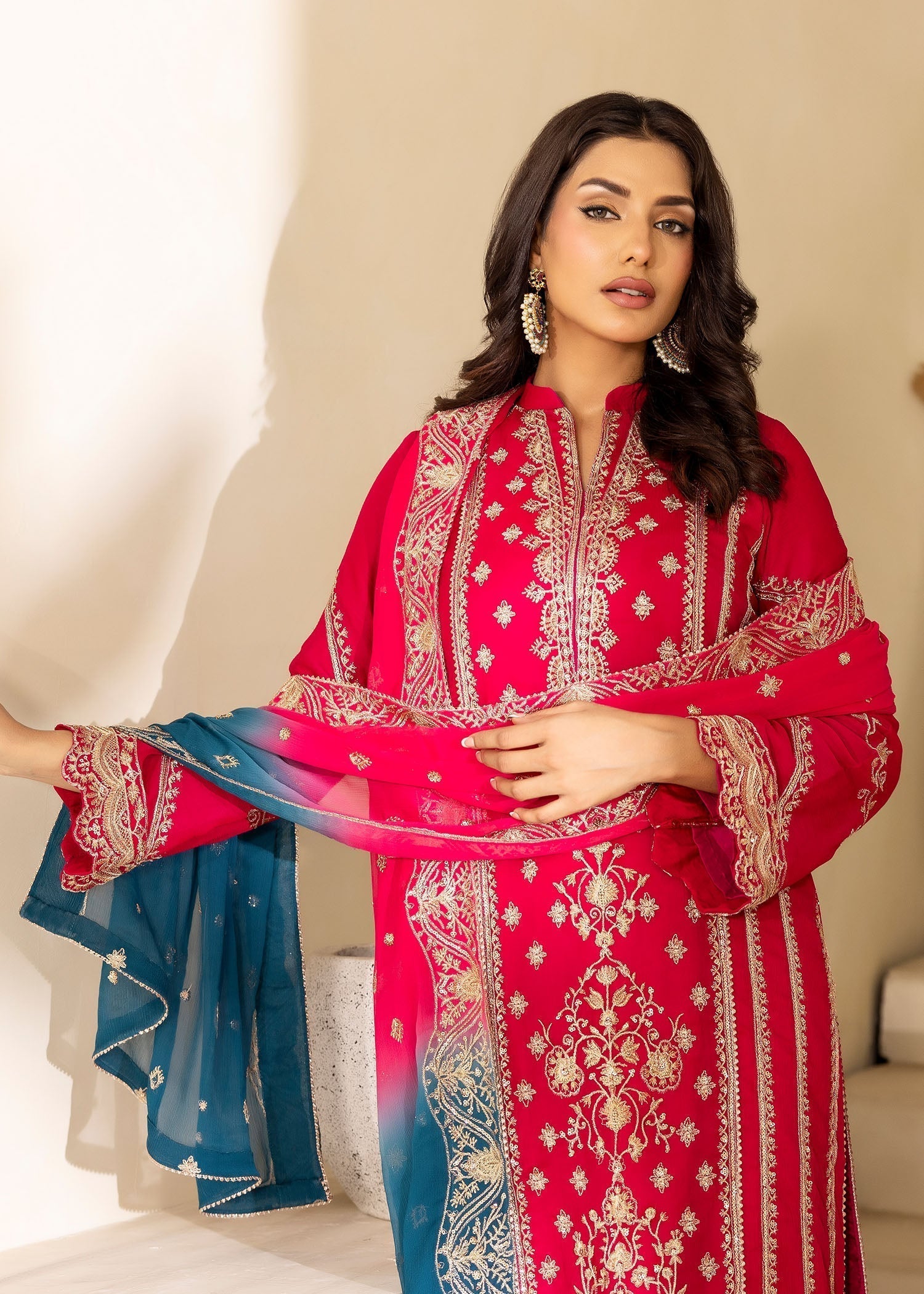 Kanwal Zainab FUCHSIA ELEGANCE Women 3pcs