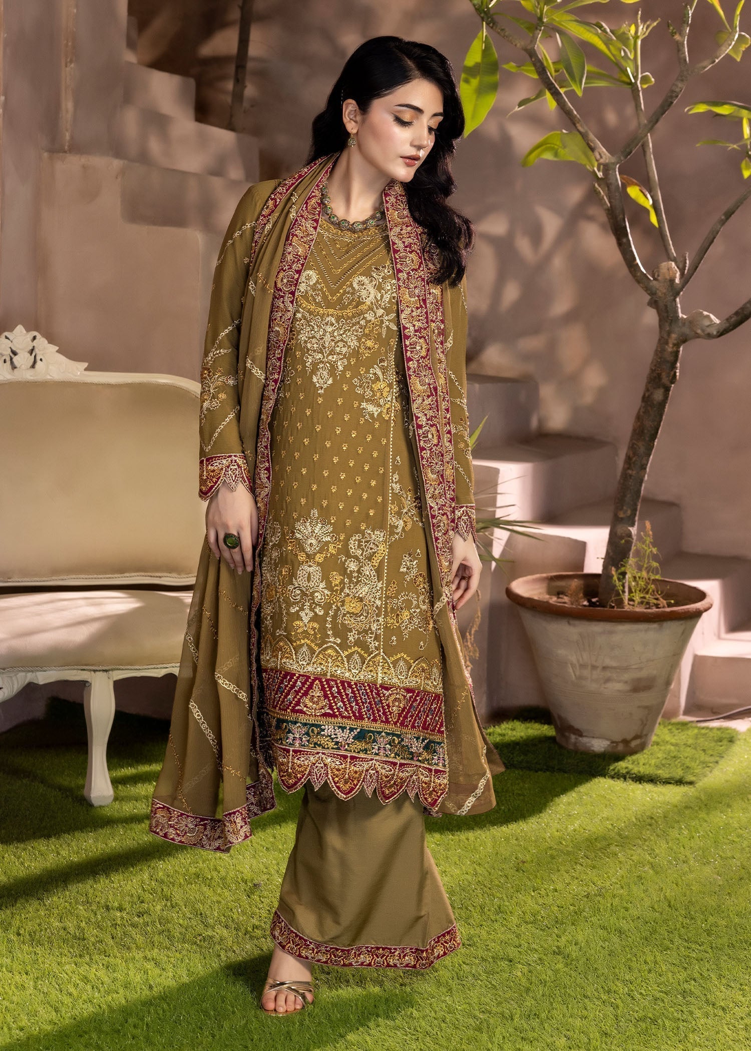 Kanwal Zainab GILDED MOSS Women 3pcs