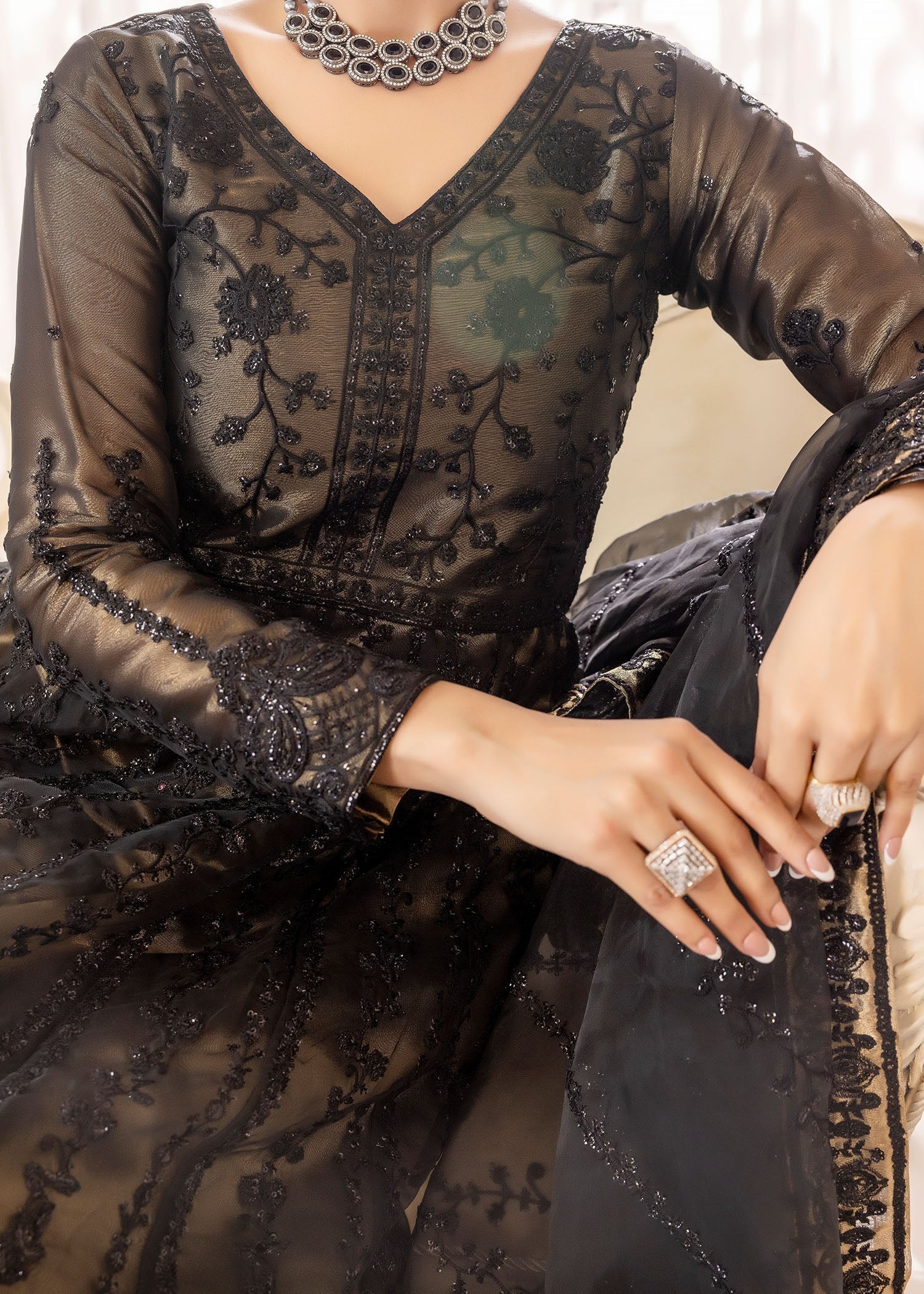 Kanwal Zainab MIDNIGHT ALLURE Women 3pcs