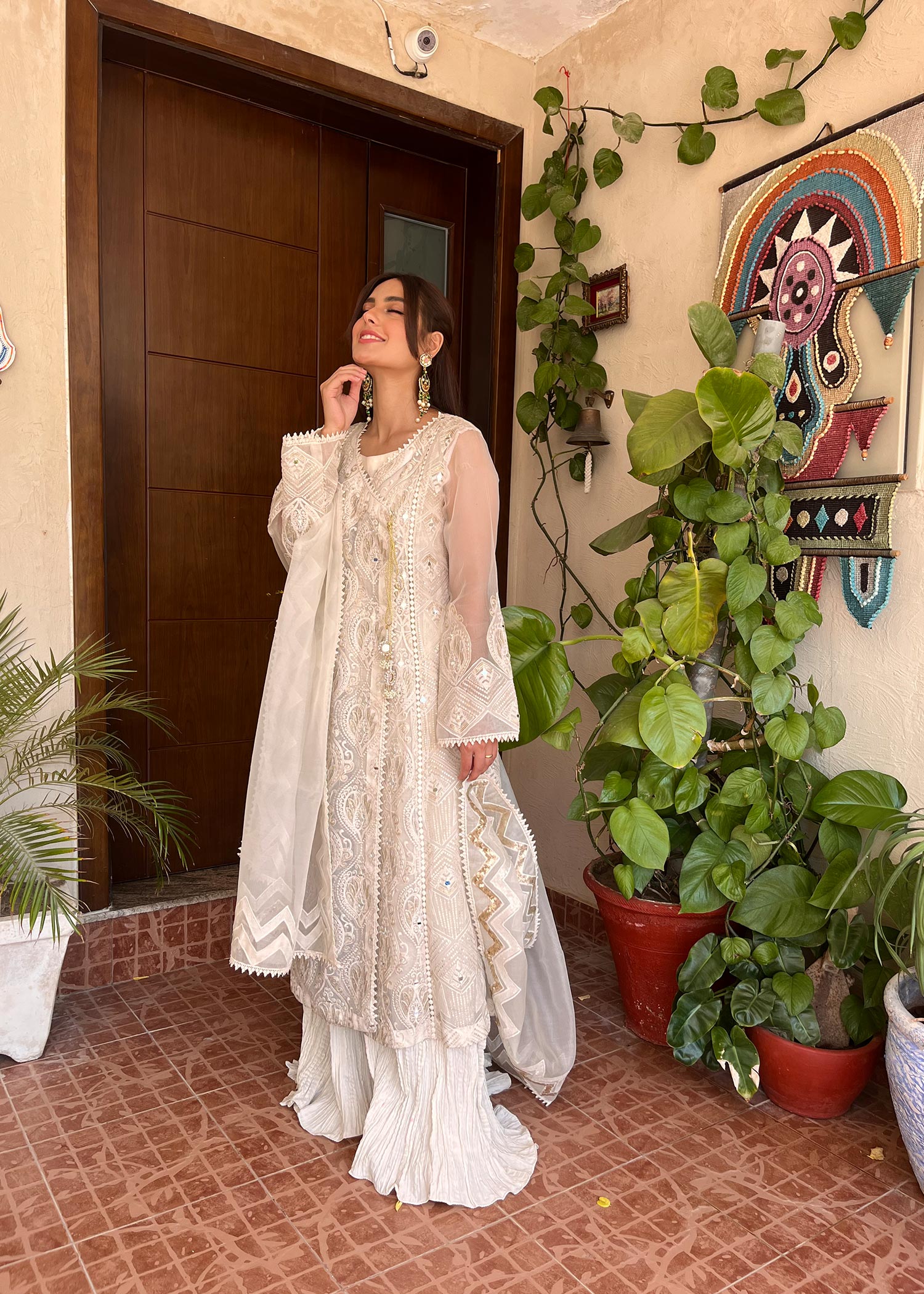 Rang-e-Haya Lily (Ash White) Women 4pcs