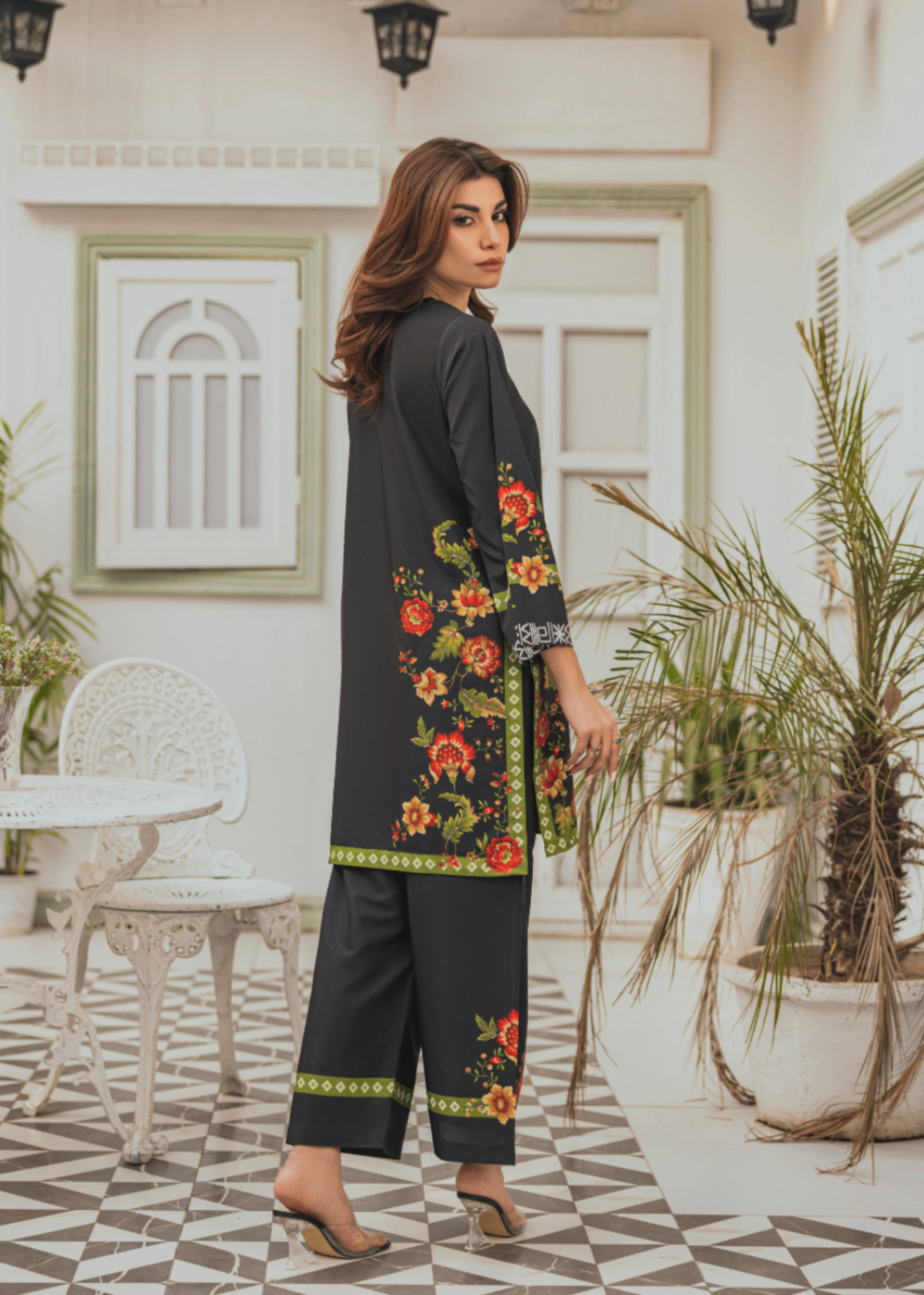 Taranjan Black Johra Women 2pcs