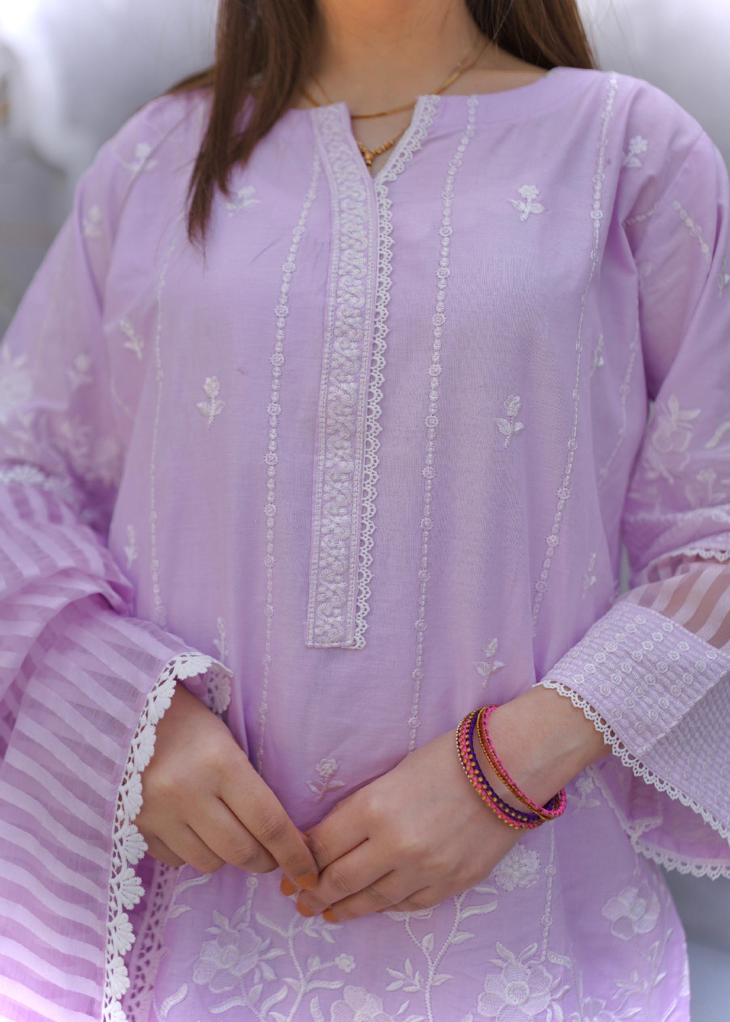 Mishkaat Clothing Paro Lilac Women 3pcs