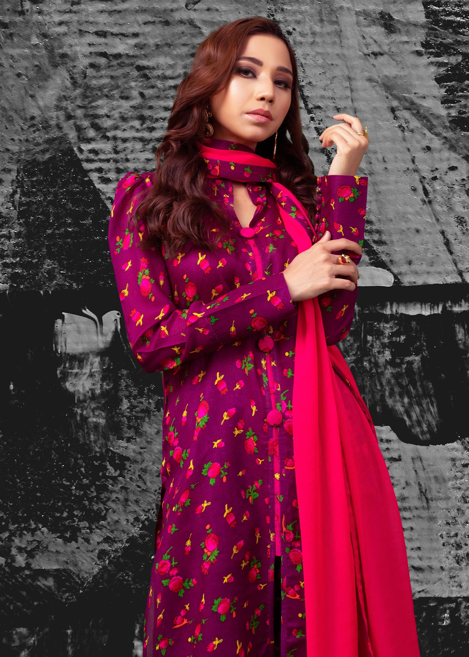 Nuqsh Pret Purple Dream NRN 005 Women 3pcs