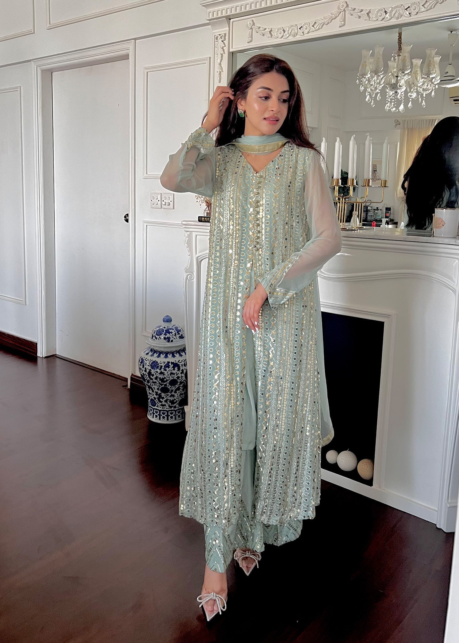 Rang-e-Haya Ufaq/Ice Blue Women 4pcs