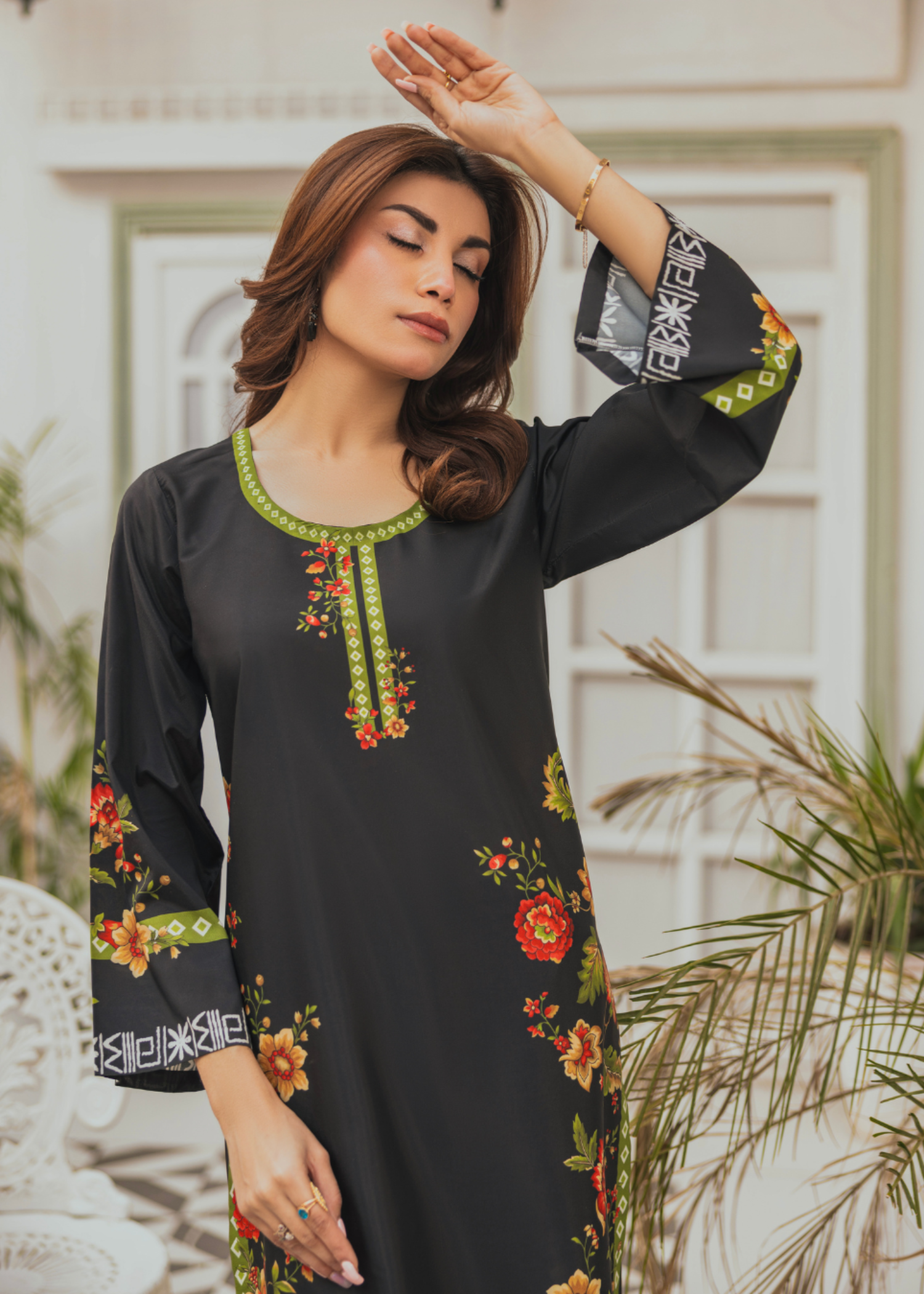 Taranjan Black Johra Women 2pcs