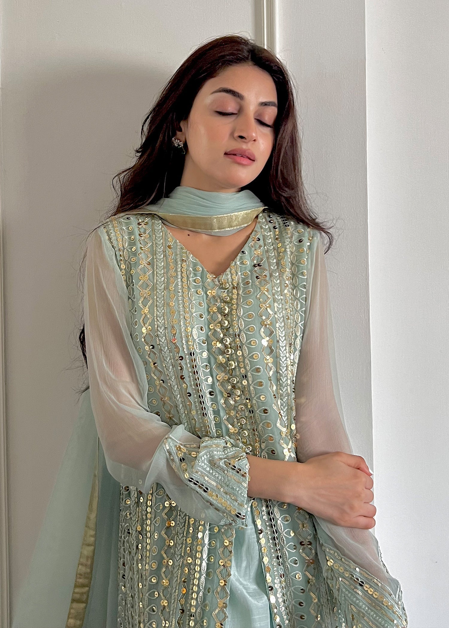 Rang-e-Haya Ufaq/Ice Blue Women 4pcs