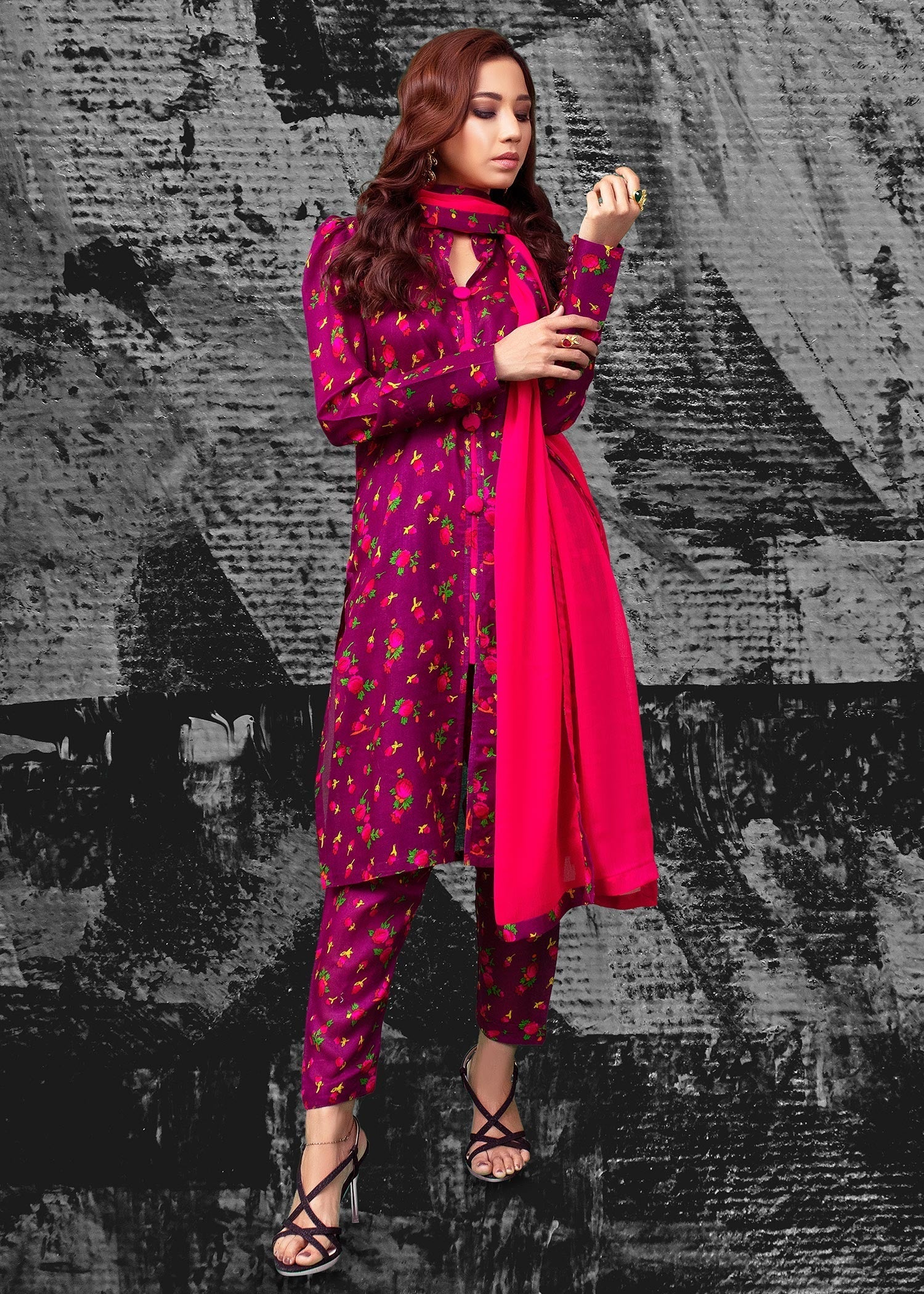 Nuqsh Pret Purple Dream NRN 005 Women 3pcs