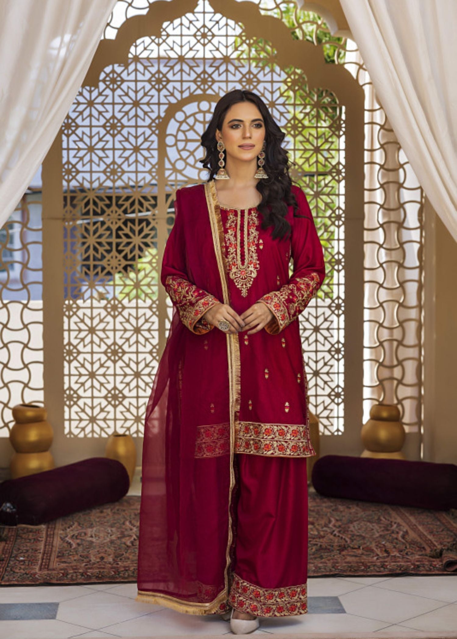 Meeraki Gulabi Women 3pcs