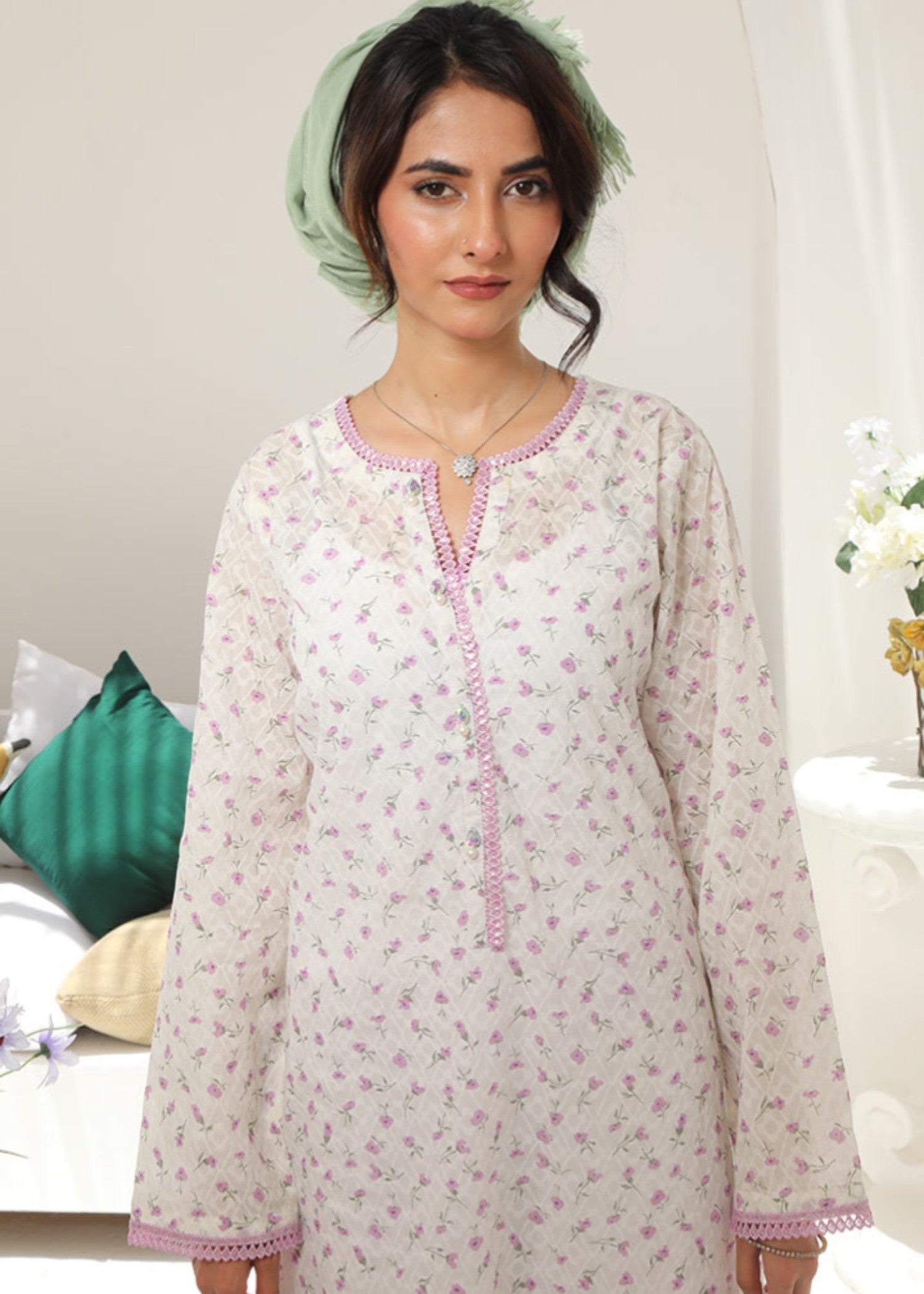 Najia Zia IRIS PRINTED SUIT (STITCHED) Women 2pcs