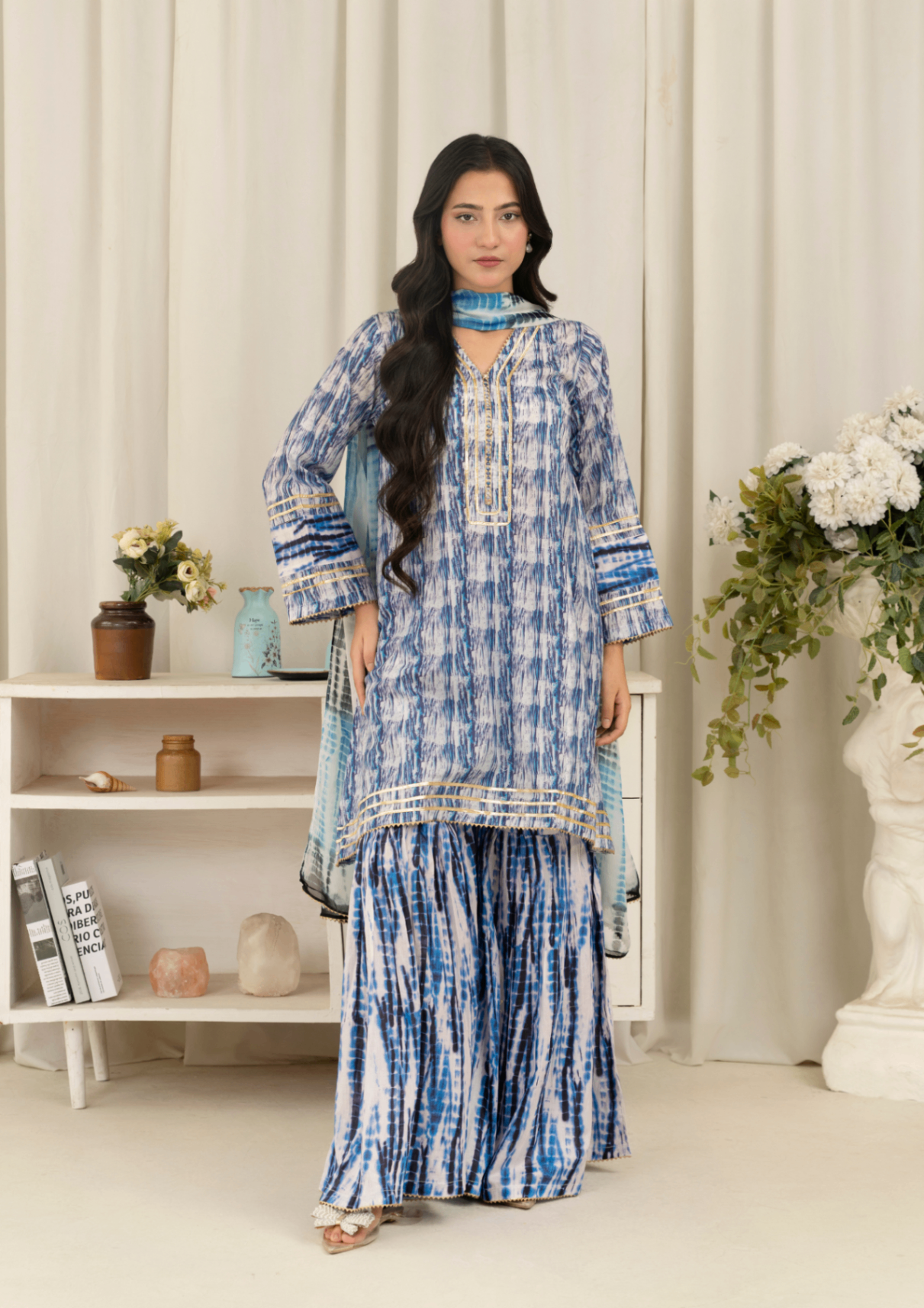 Yolo Pret Tie&Dye Digital Print Lawn with Sharara FATAH F25 0004 Women 3pcs