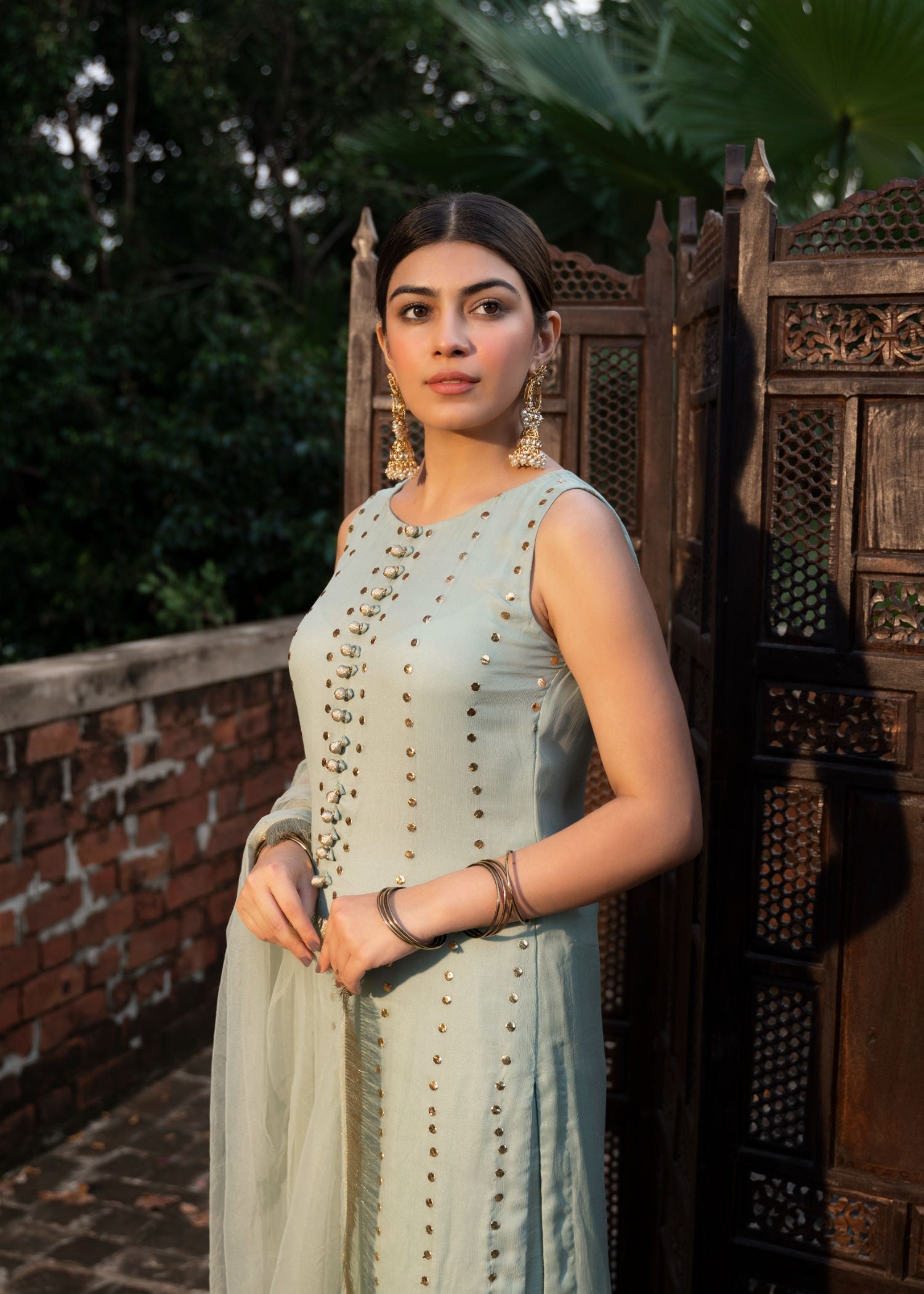 Hem Bird of Paradise Light Baby Blue Women 3pcs