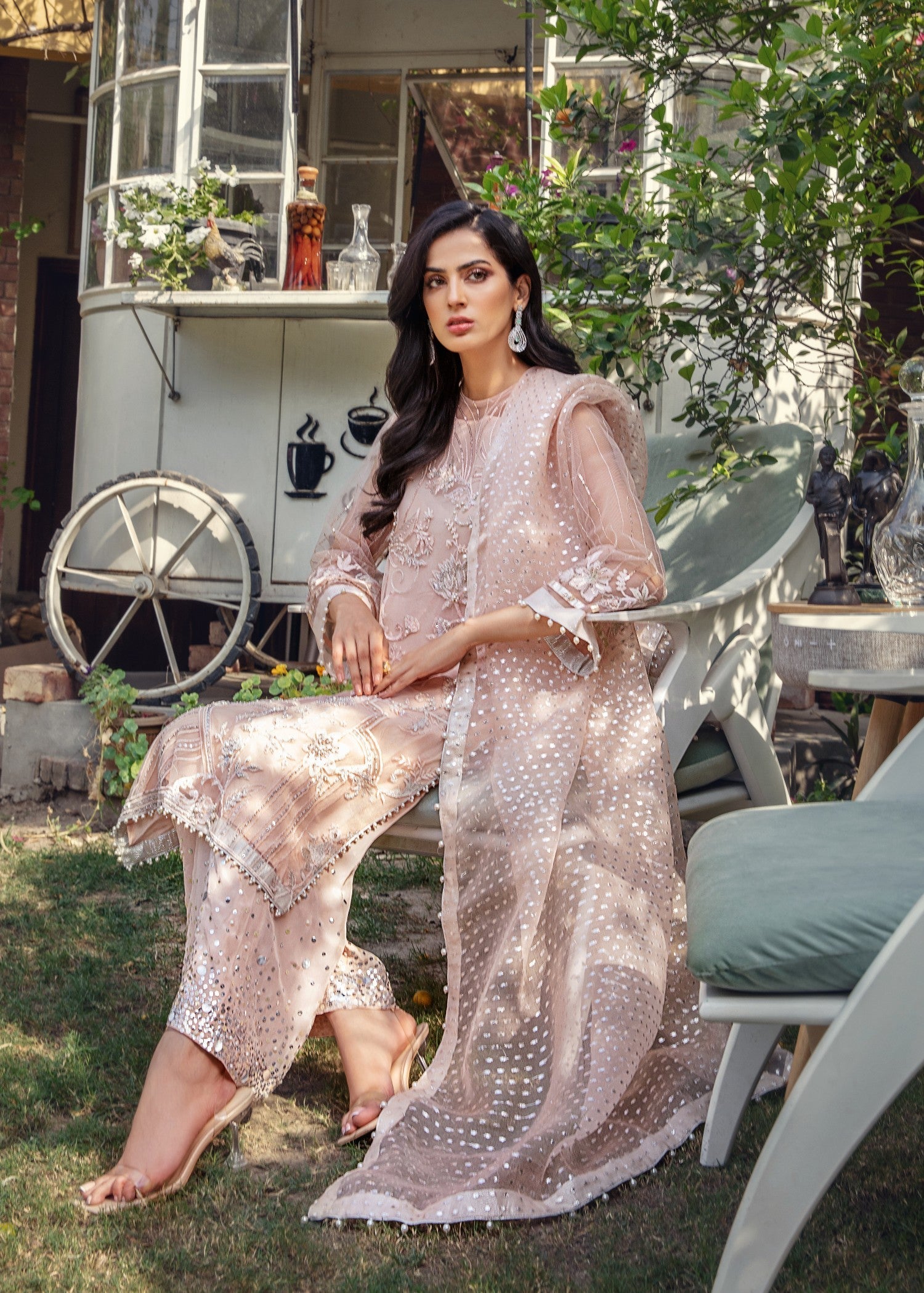 Malook Ayla Peach Women 3pcs