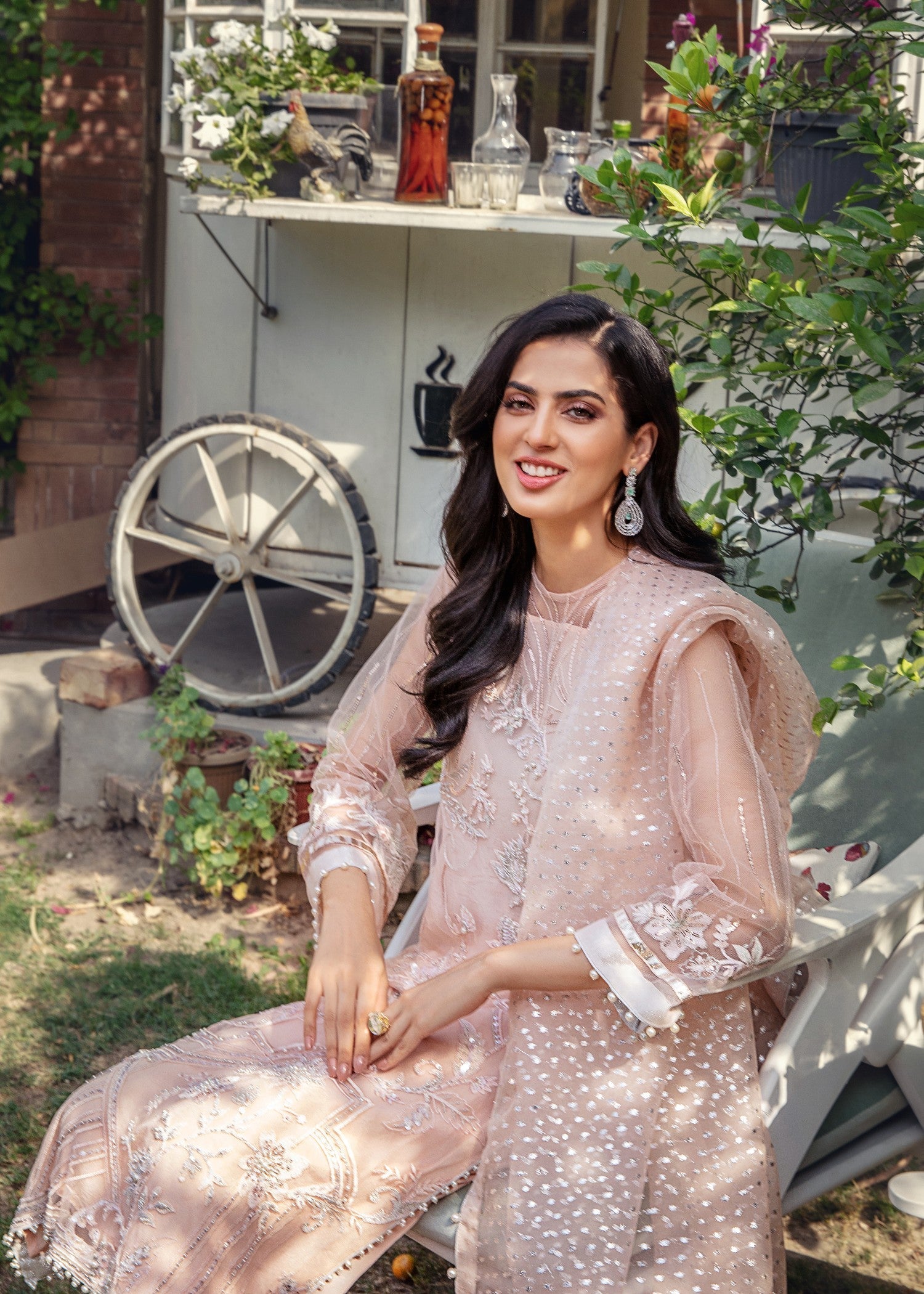 Malook Ayla Peach Women 3pcs