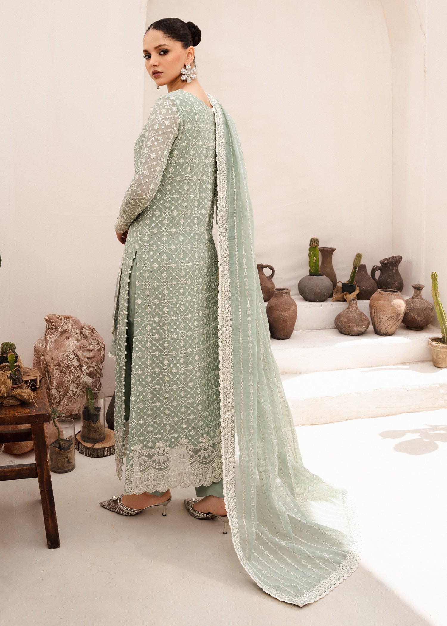 Rang-e-Haya Izna (Ice blue) Women 4pcs