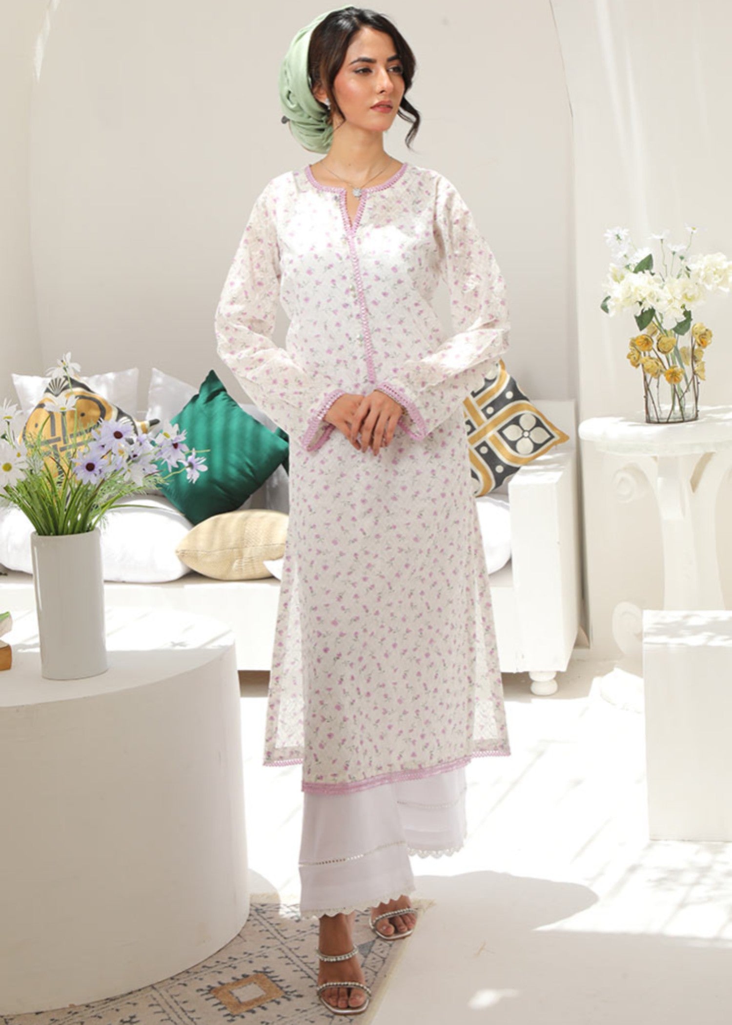Najia Zia IRIS PRINTED SUIT (STITCHED) Women 2pcs