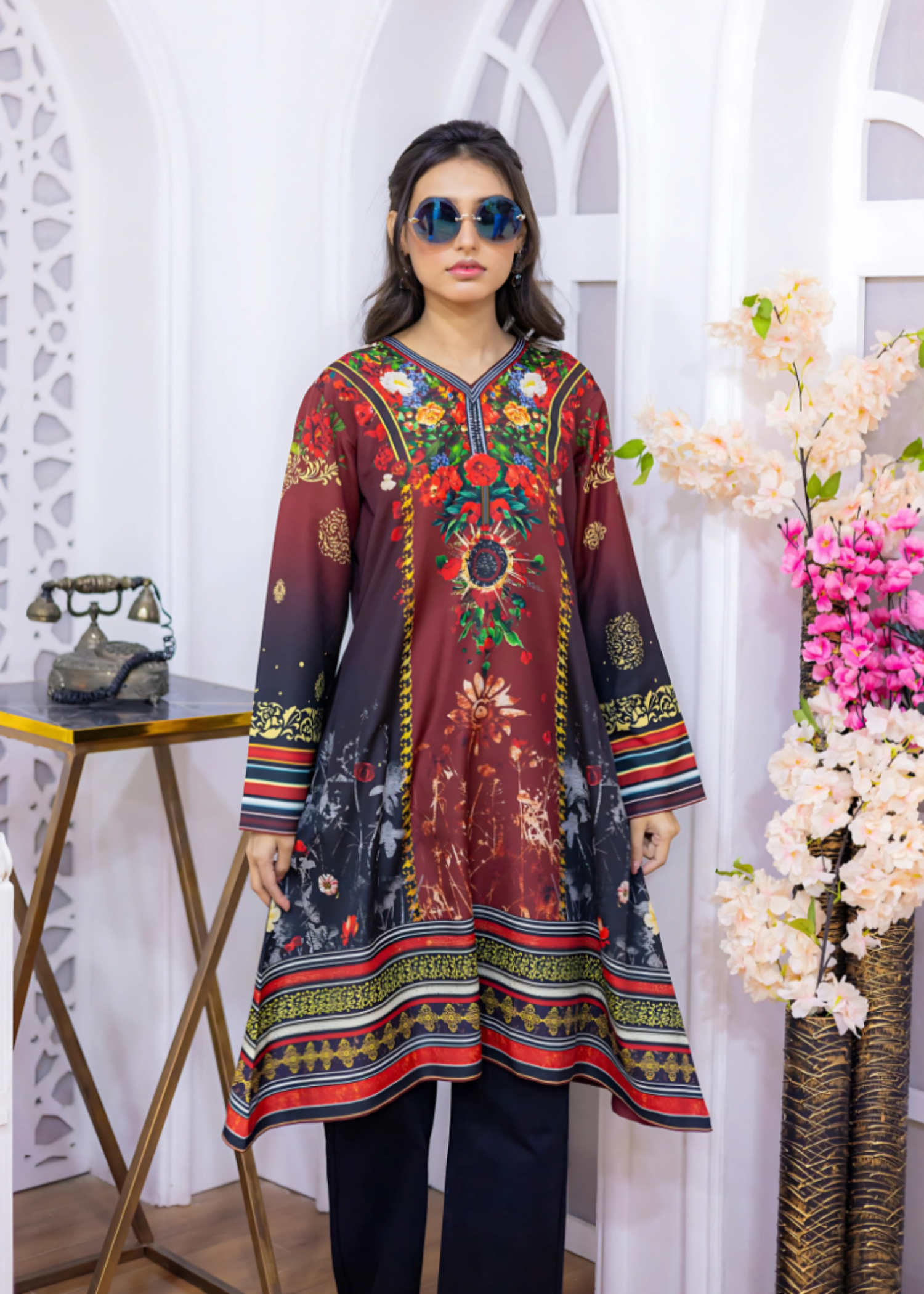 Posheri Ghulabi Shirt Women 1pcs