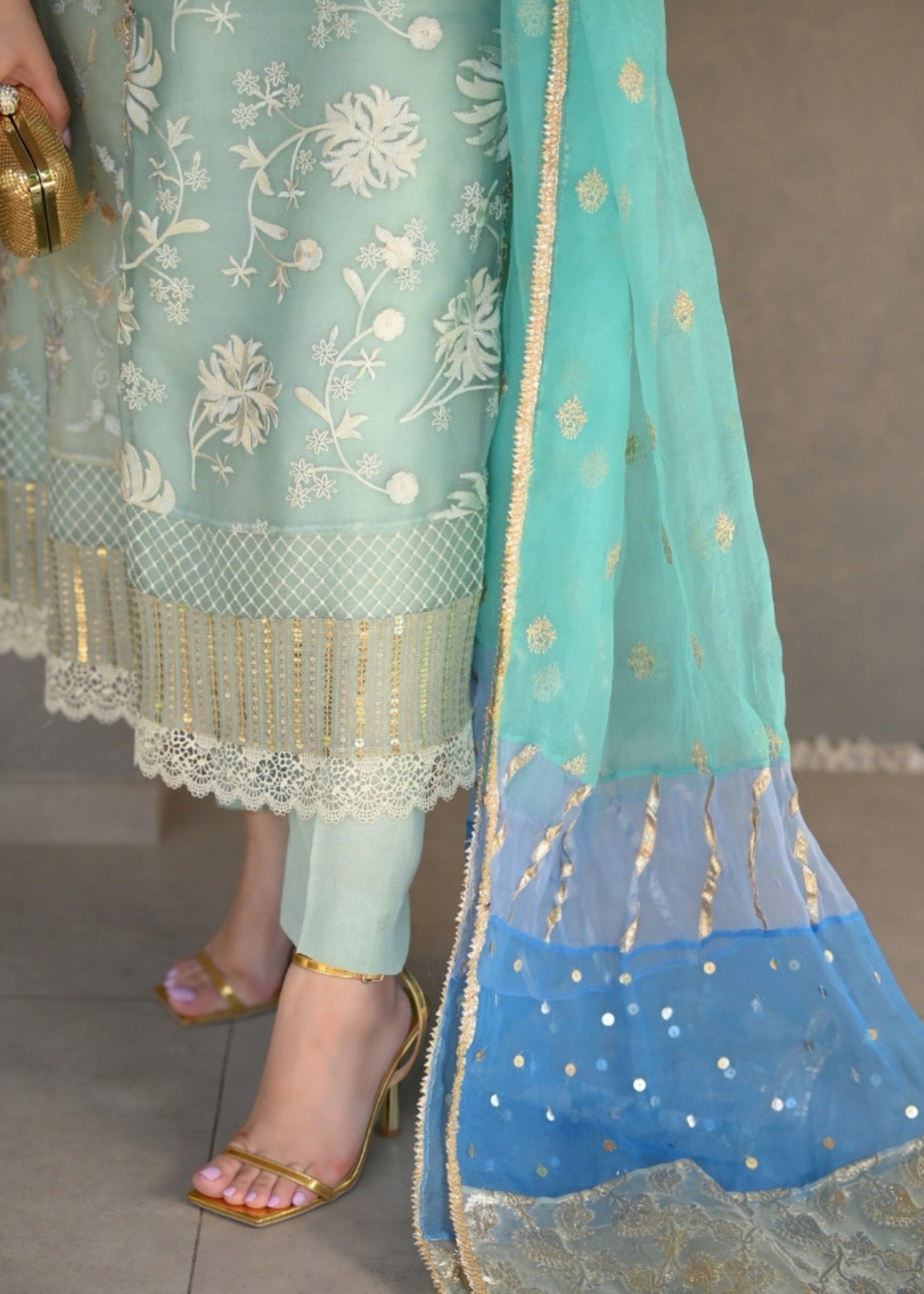 Rj’s Pret SEAFOAM FLASH| GLEE| RJS PRET Women 3pcs