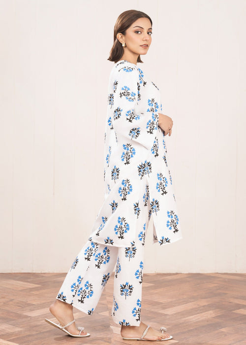 Anabya Garments Kanwal white Women 2pcs