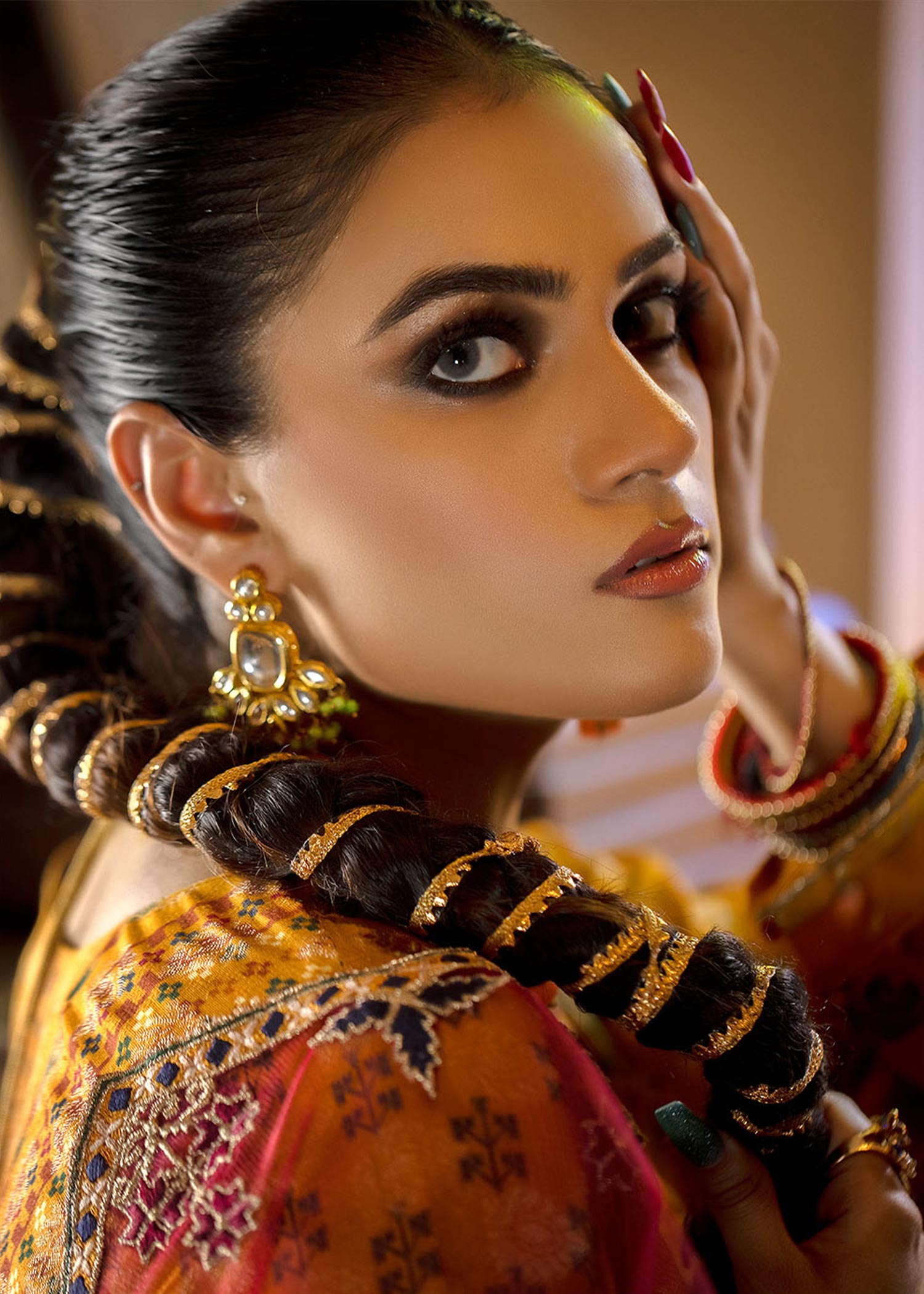 Madame Embroidered Jacquard Suit 2516 Women 3pcs