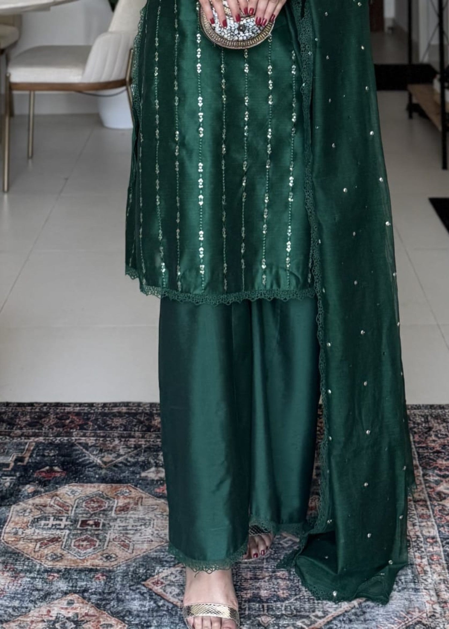 Rj’s Pret FOREST GREEN| FESTAL | Women 3pcs