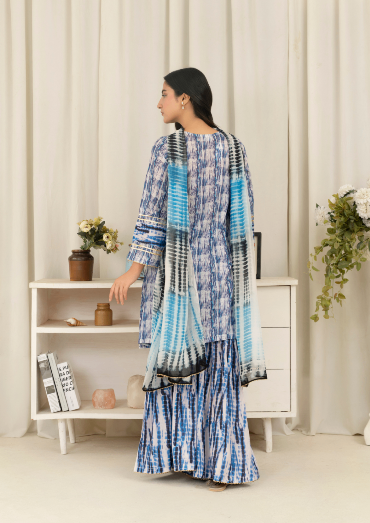 Yolo Pret Tie&Dye Digital Print Lawn with Sharara FATAH F25 0004 Women 3pcs