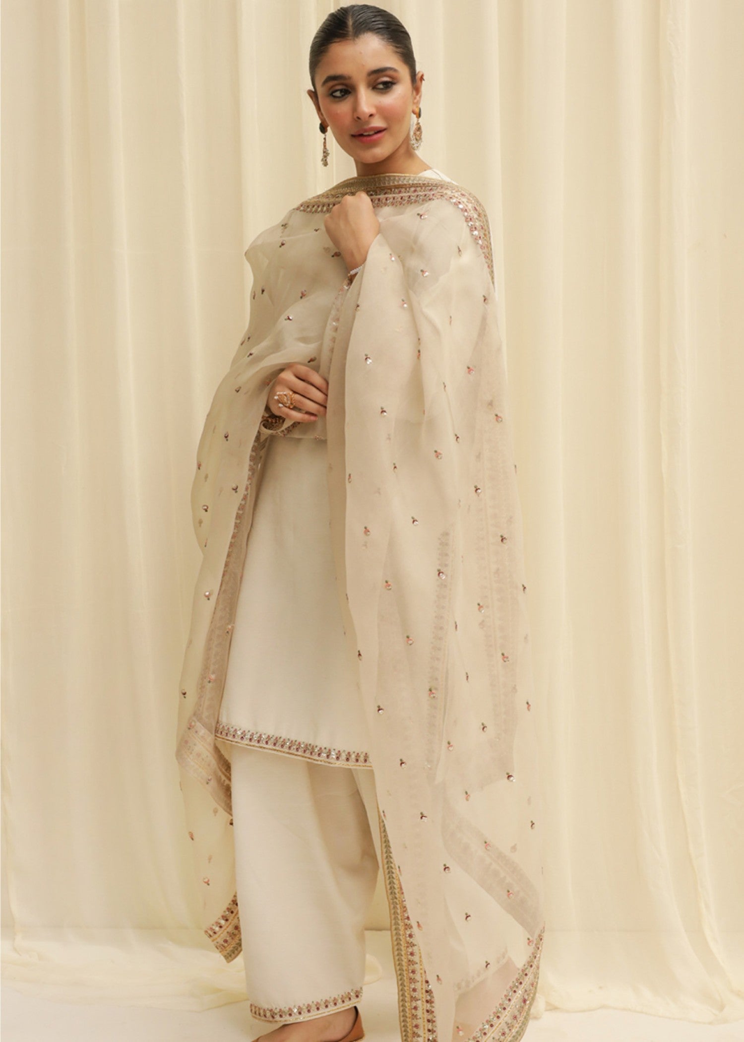 Ezno.Pk White Rose Women 3pcs