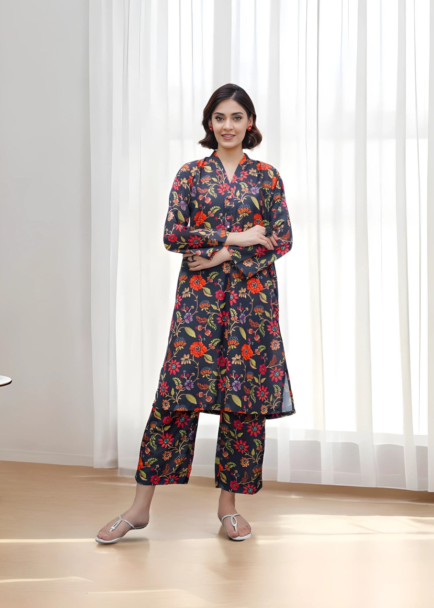 Tawakal Closet Multi Leafs Women 2pcs