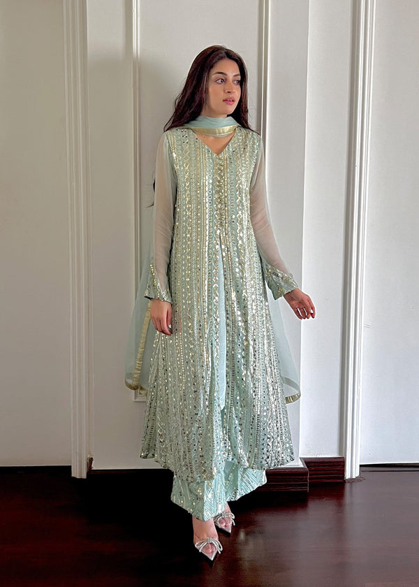 Rang-e-Haya Ufaq/Ice Blue Women 4pcs