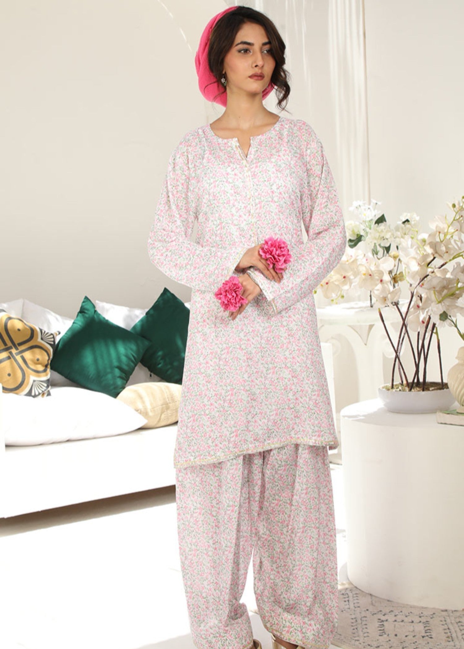 Najia Zia BLOSSOMS PRINTED SUIT (STITCHED) Women 2pcs