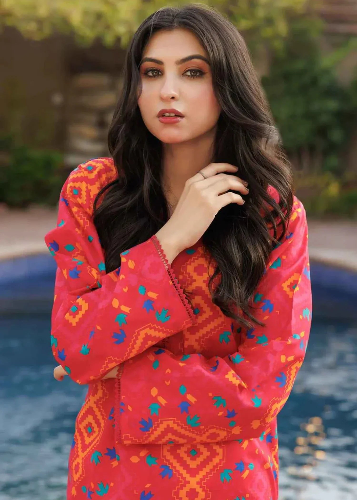 Zarasi Sedona Stitched Lawn Suit | Timeless Bloom Women 2pcs