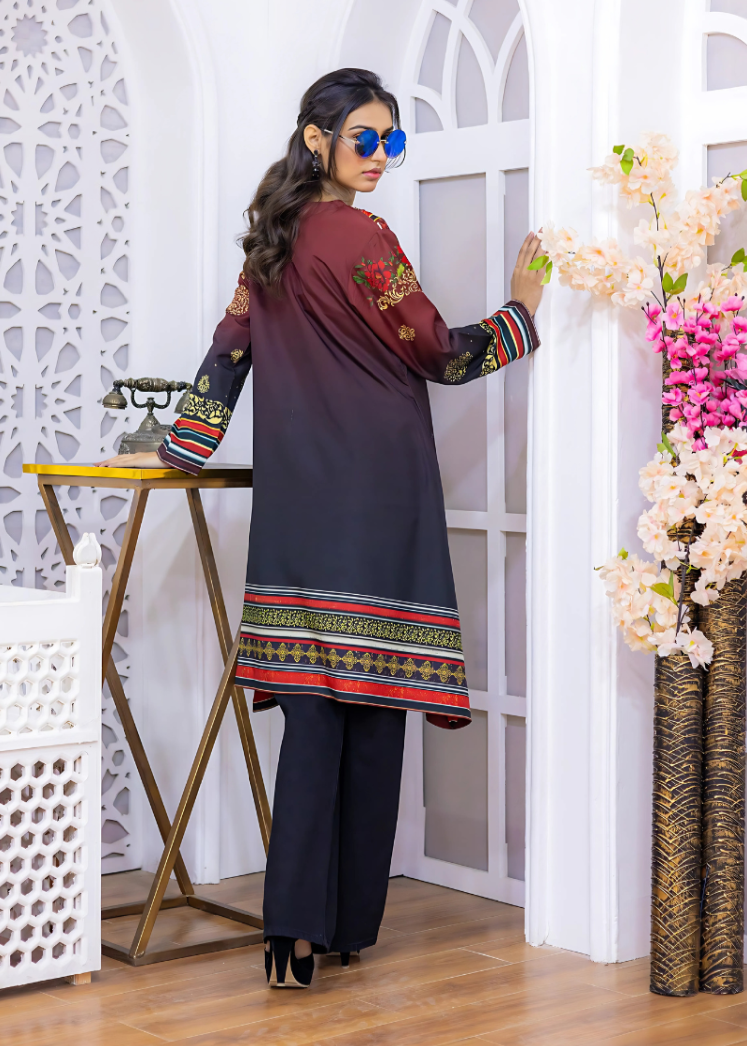 Posheri Ghulabi Shirt Women 1pcs