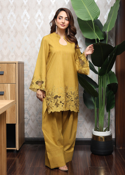 Tessa Golden Patel Pret Women 2pcs