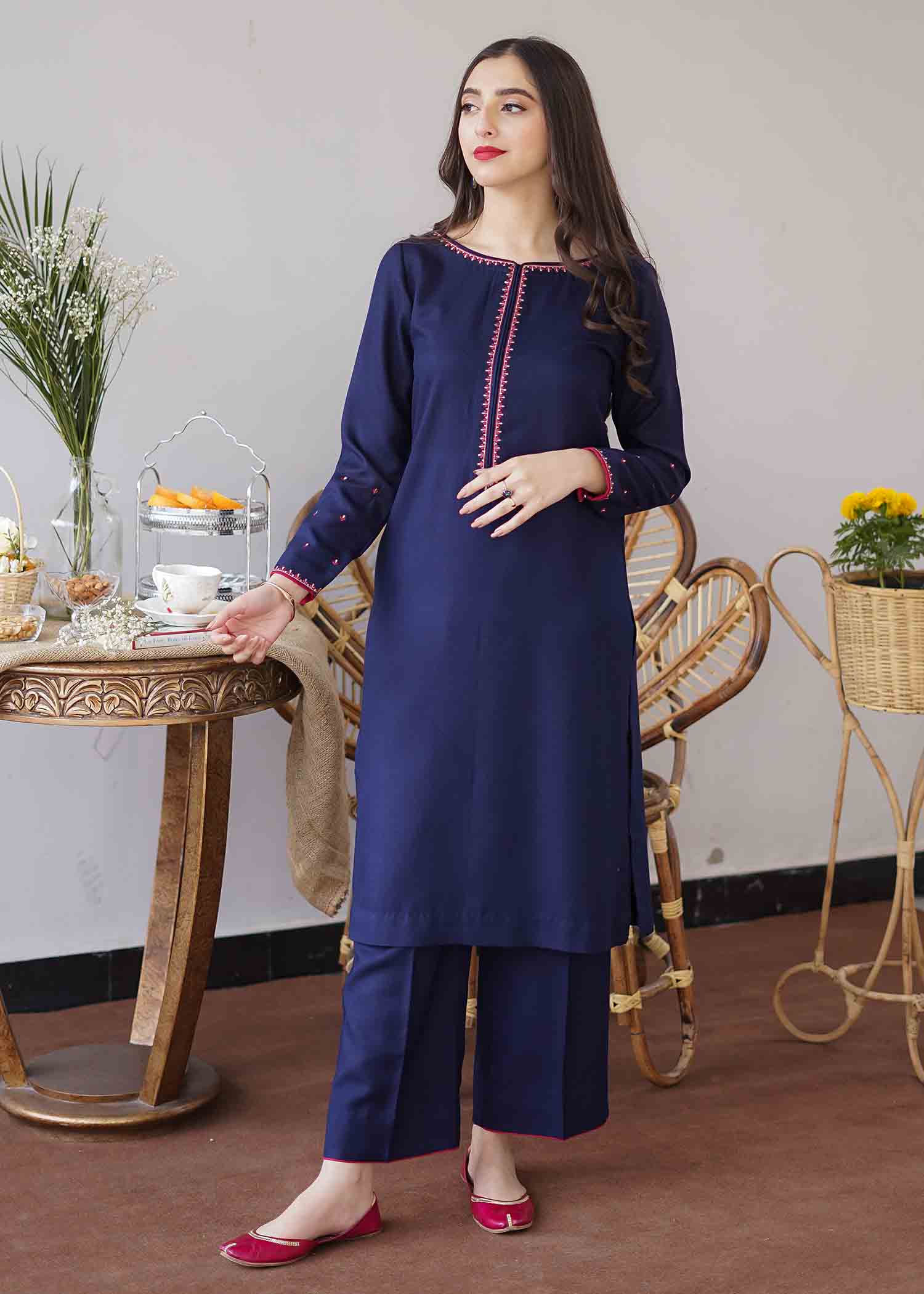 Aisling By Nirmal Blueberry Women 3pcs