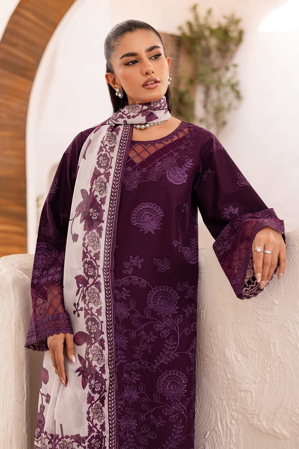 Esra Embroidered Lawn FL 25 08 Women 3pcs