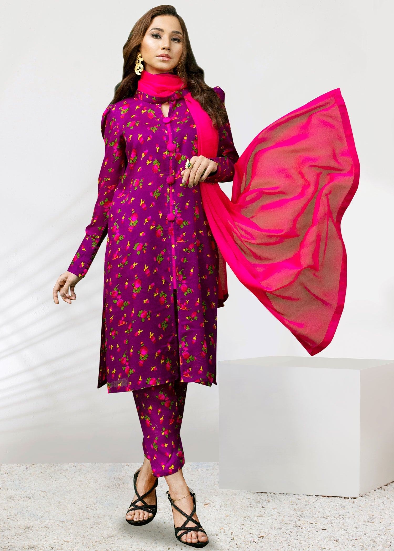 Nuqsh Pret Purple Dream NRN 005 Women 3pcs