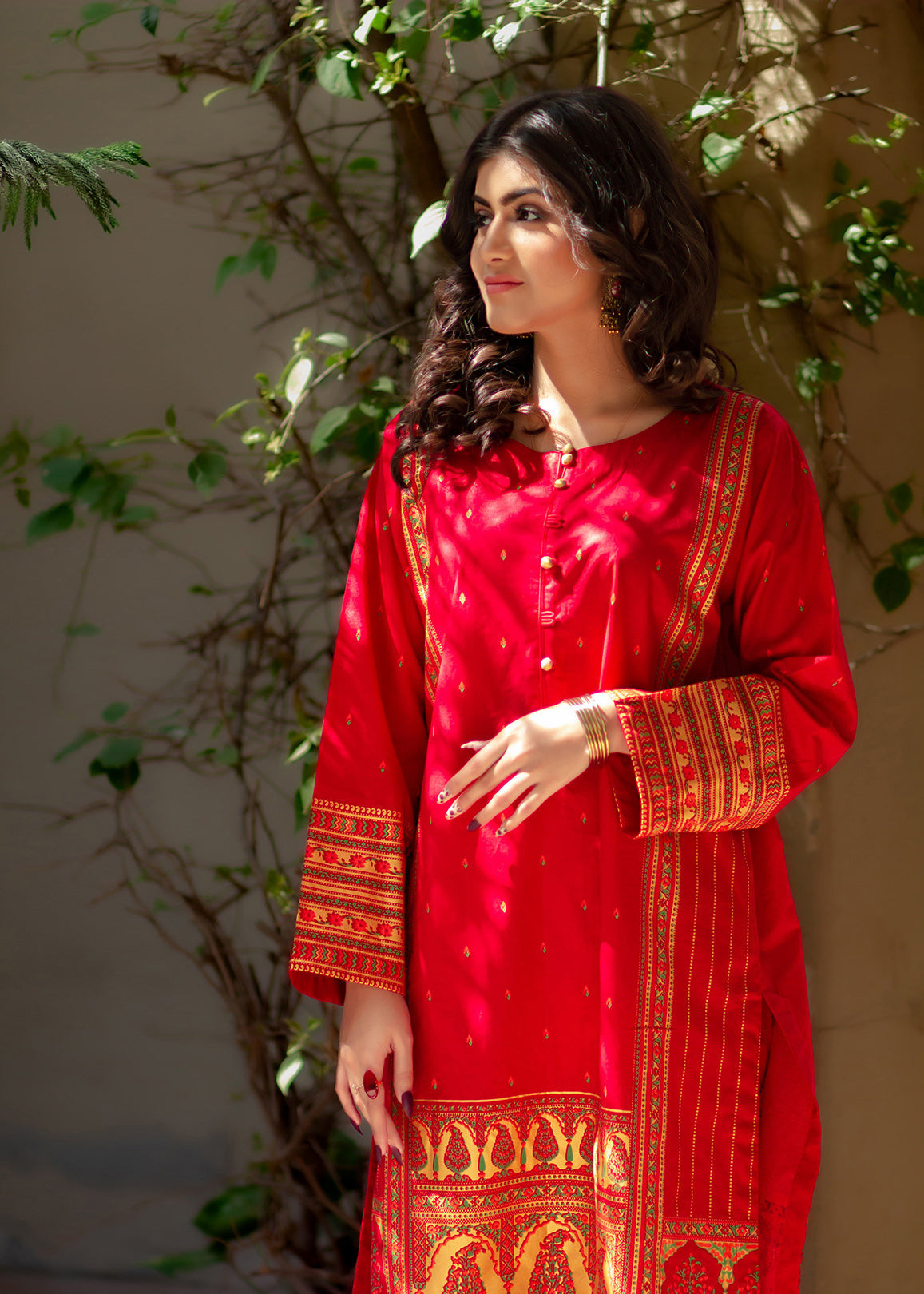 Eraj Hussain Crimson Orchids Women 2pcs