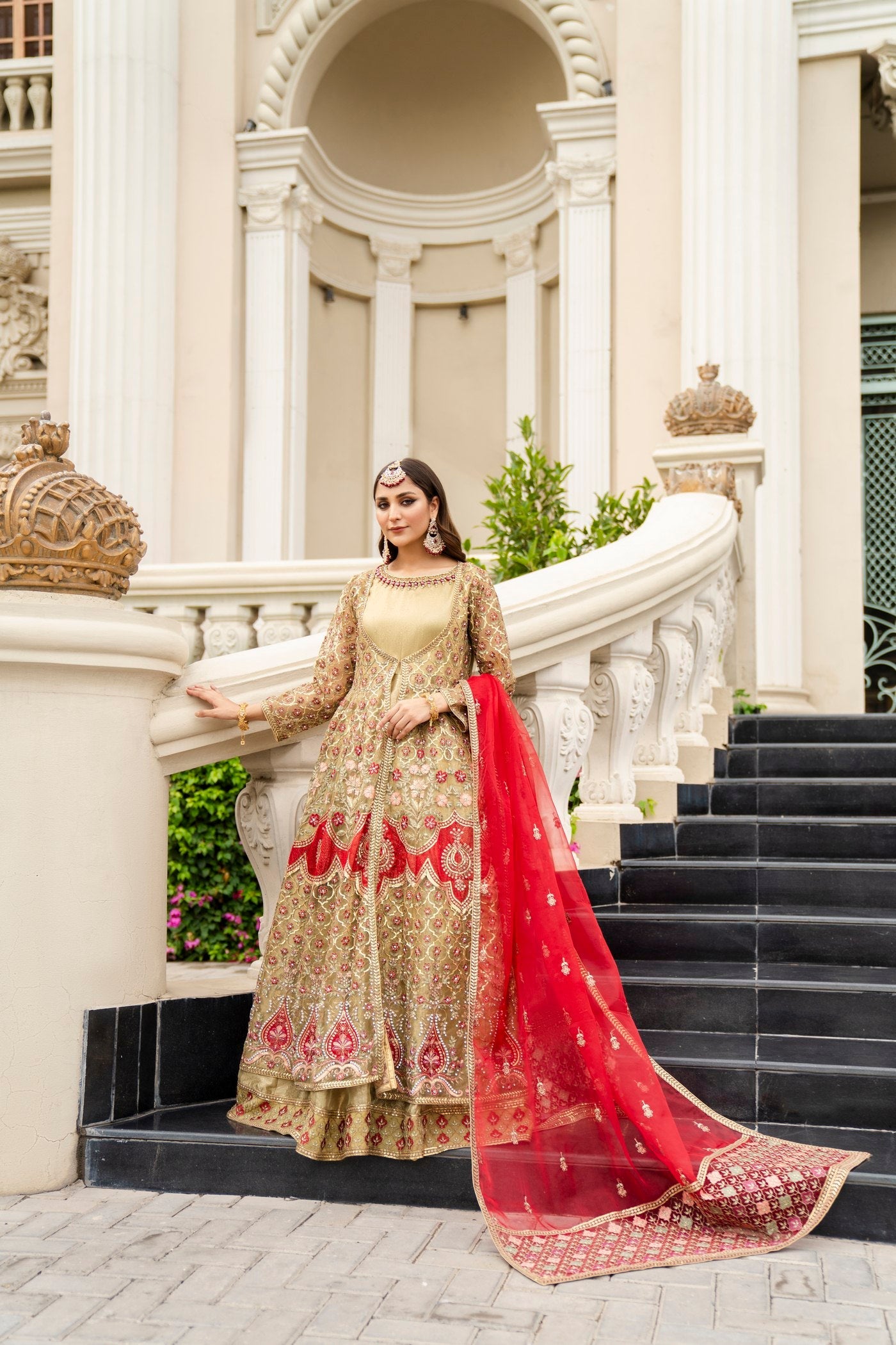 Shahjahan - Feel Royal SJ 23045 Pear Green Women 3pcs