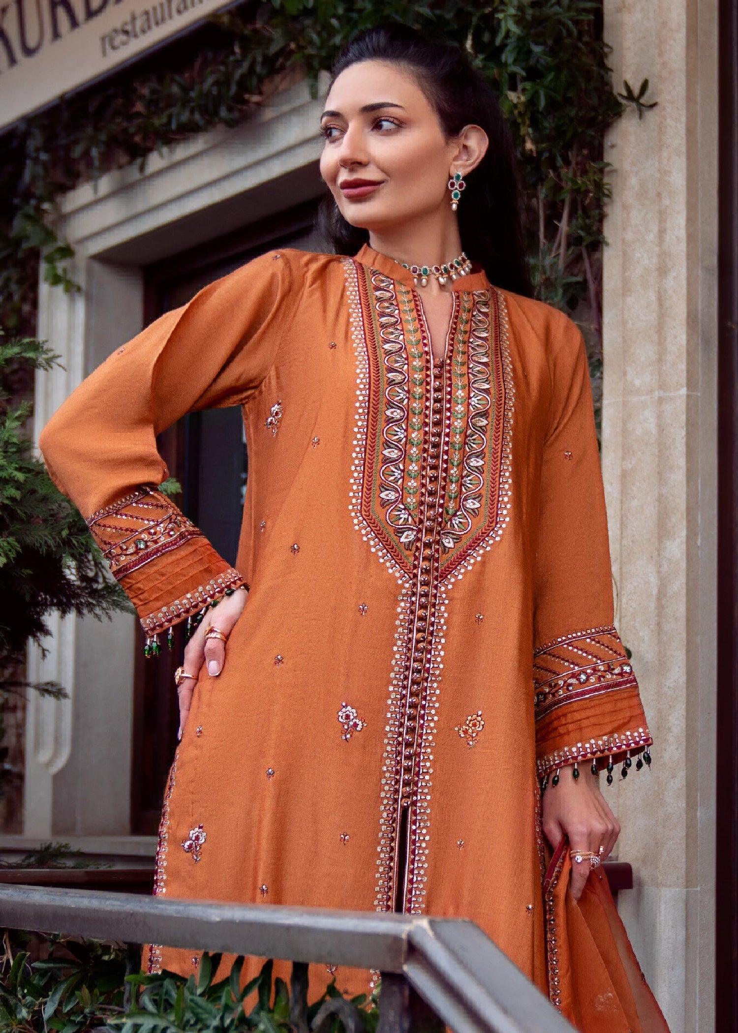 Muntaha By Shanzay Rust Sefa Women 3pcs