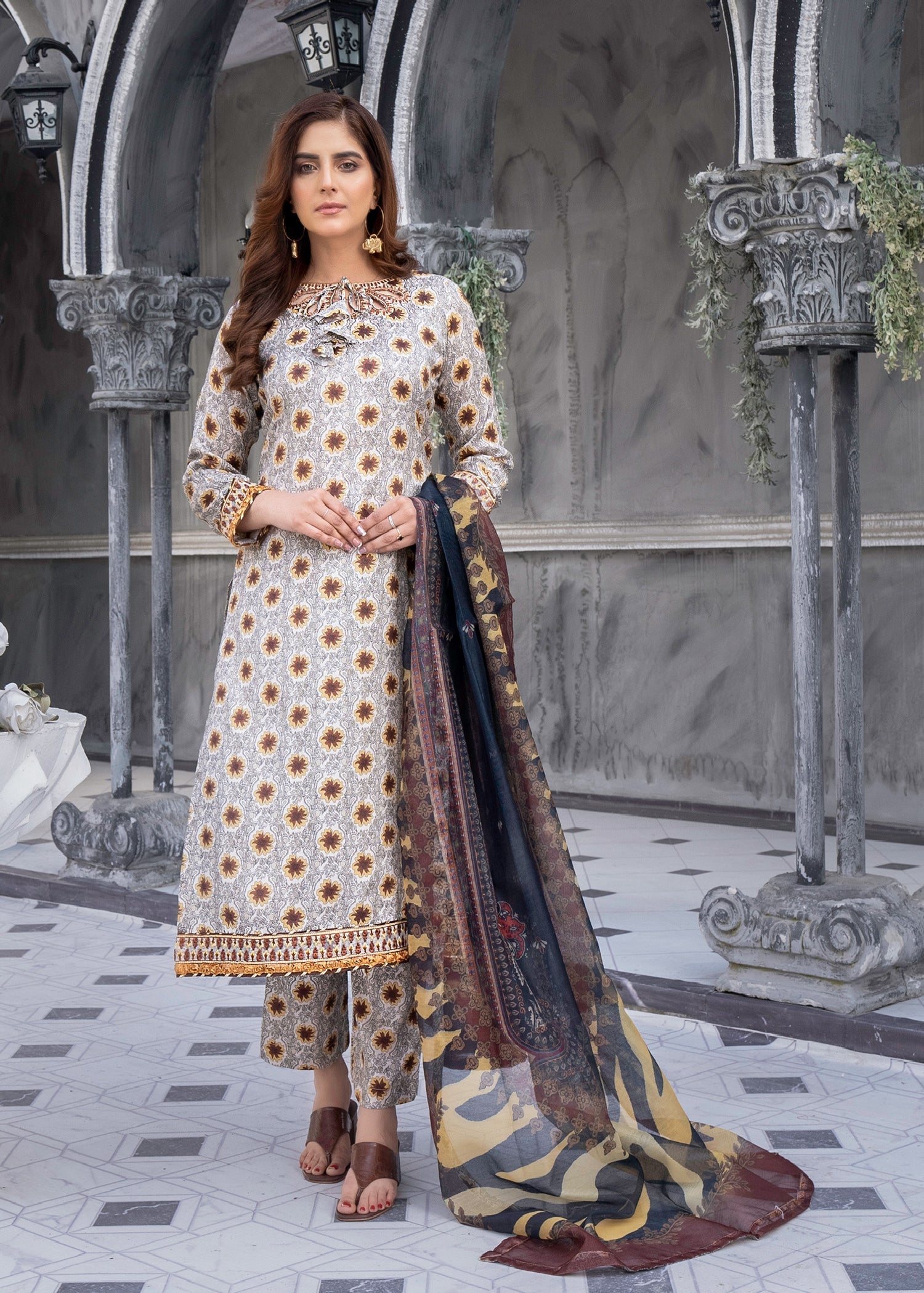 Tamanna E Libas MONOCHROME Women 3pcs