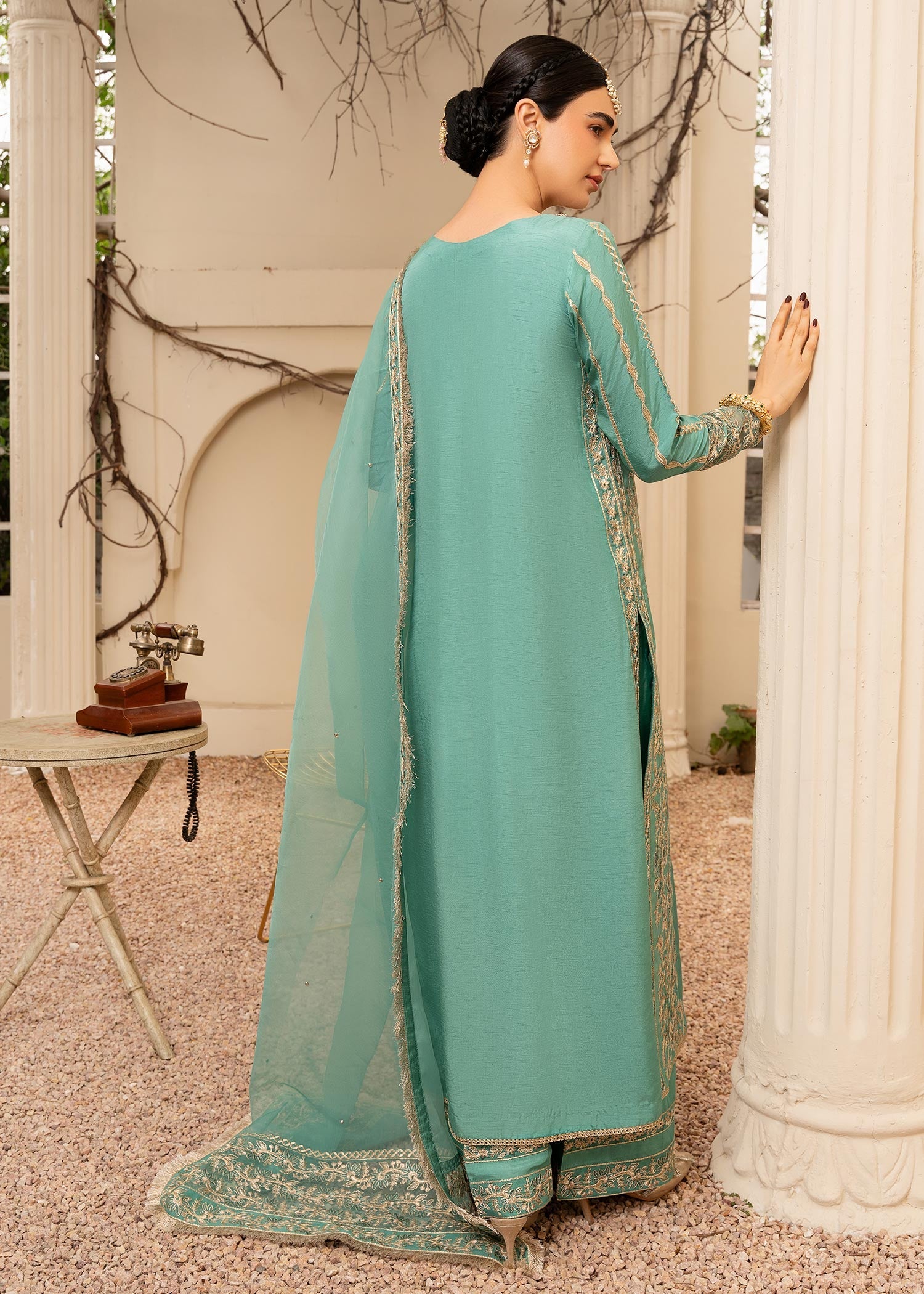 Rang-e-Haya Raeha (turquoise) Women 3pcs