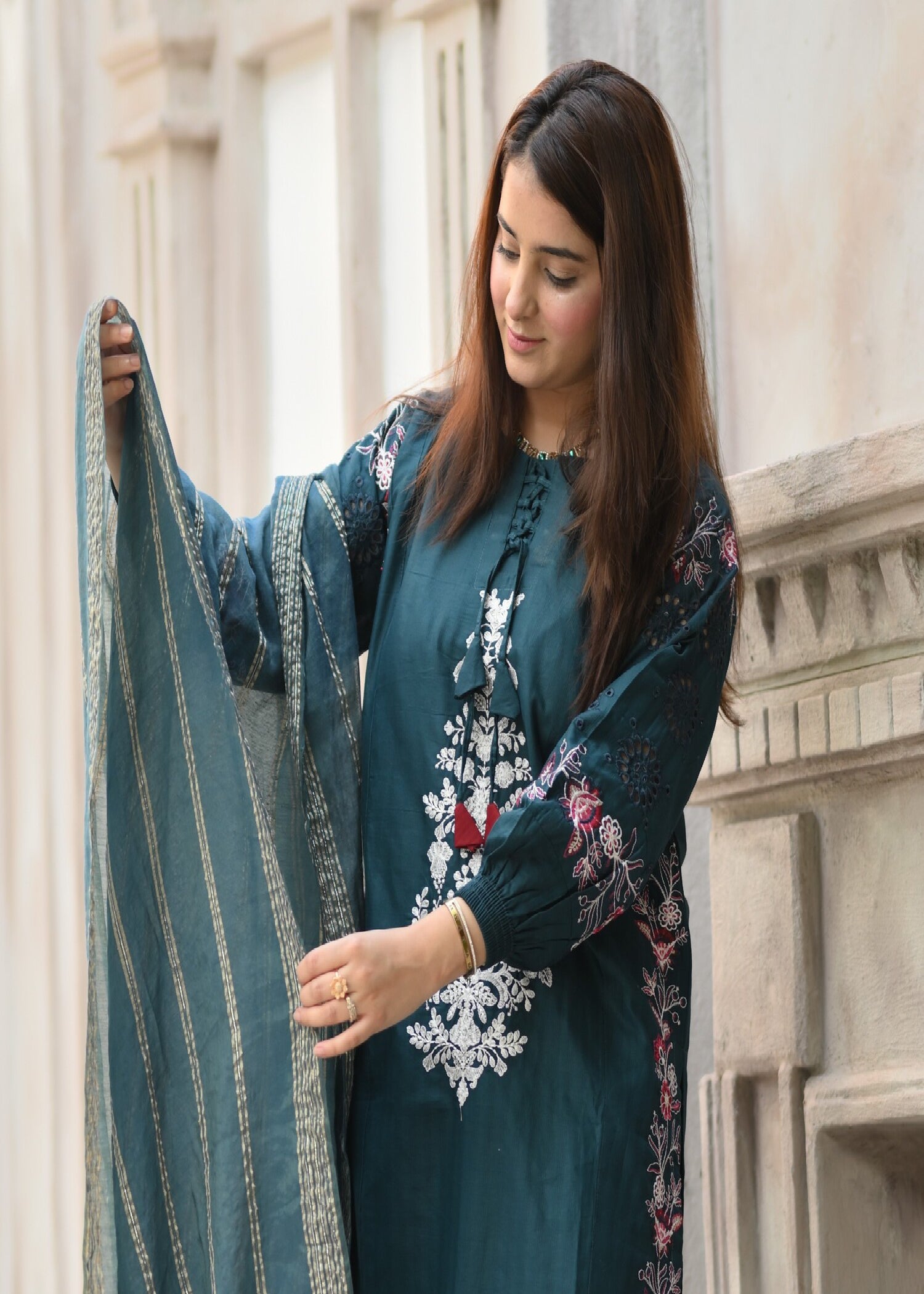 Four Season Boutique SUNSHINE COTTON SEA GREEN Women 3pcs