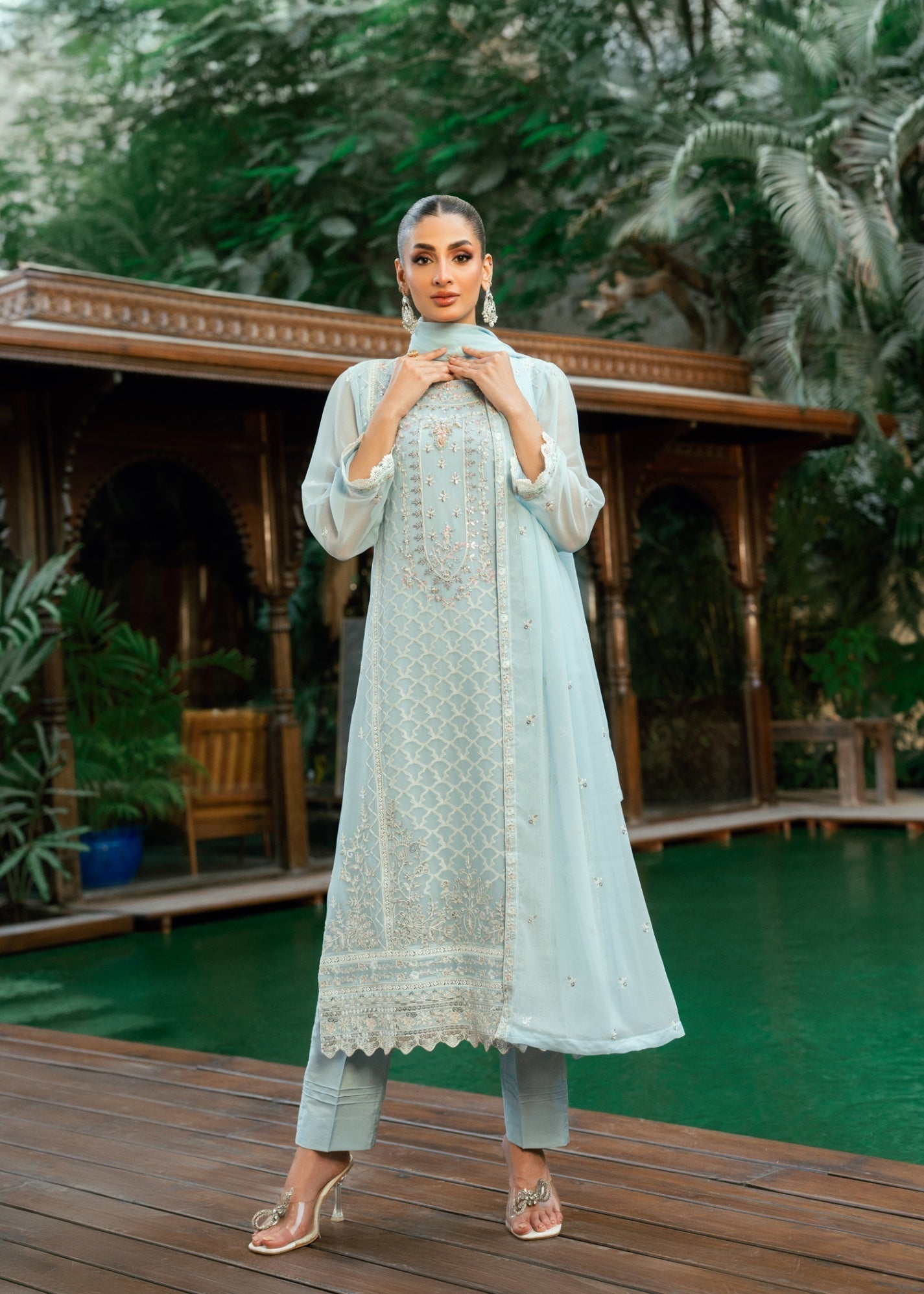 Shamooz Light Blue SEM 0840 Women 3pcs