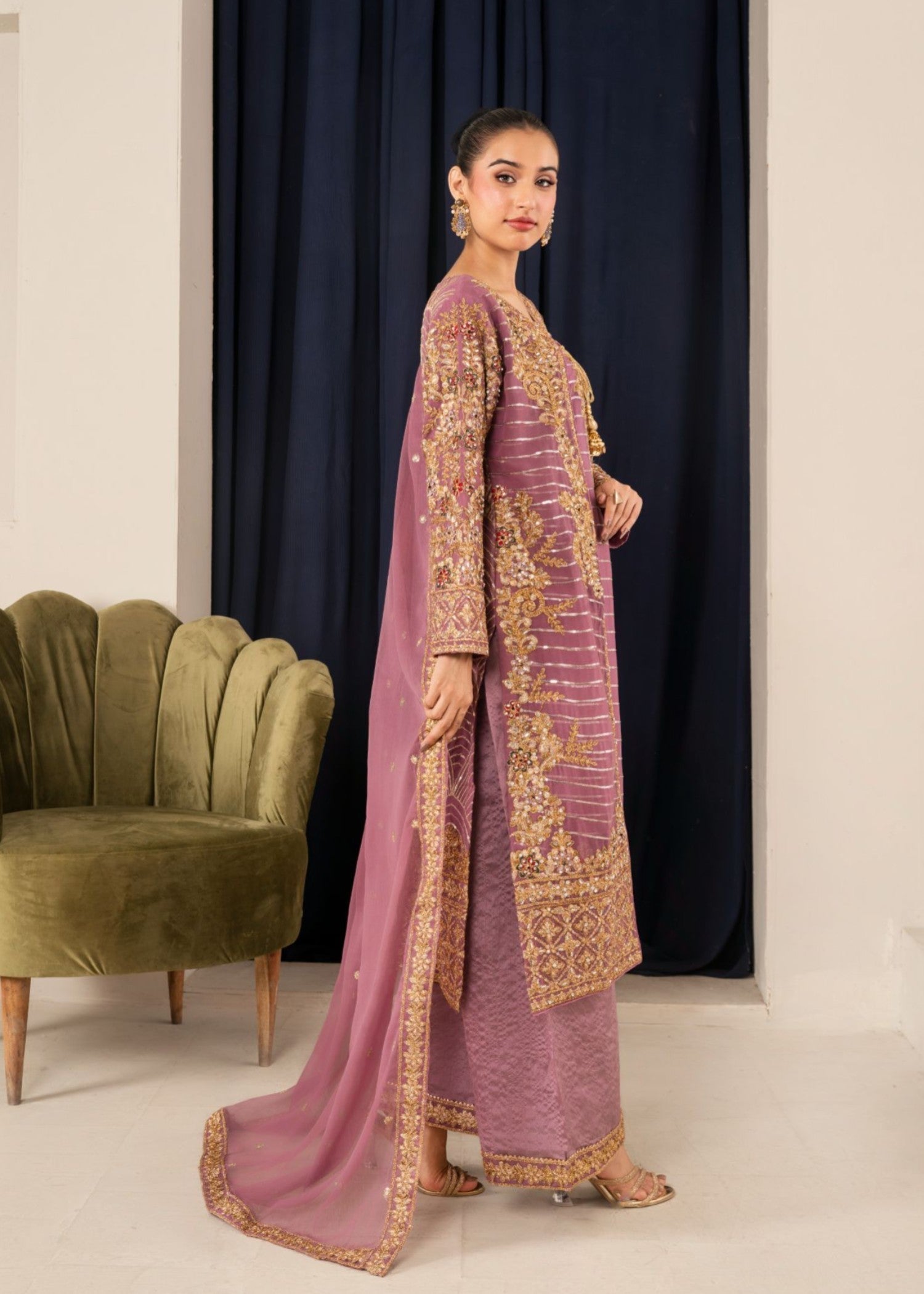 Al Burhan Apparel Maahi Lilac Women 3pcs