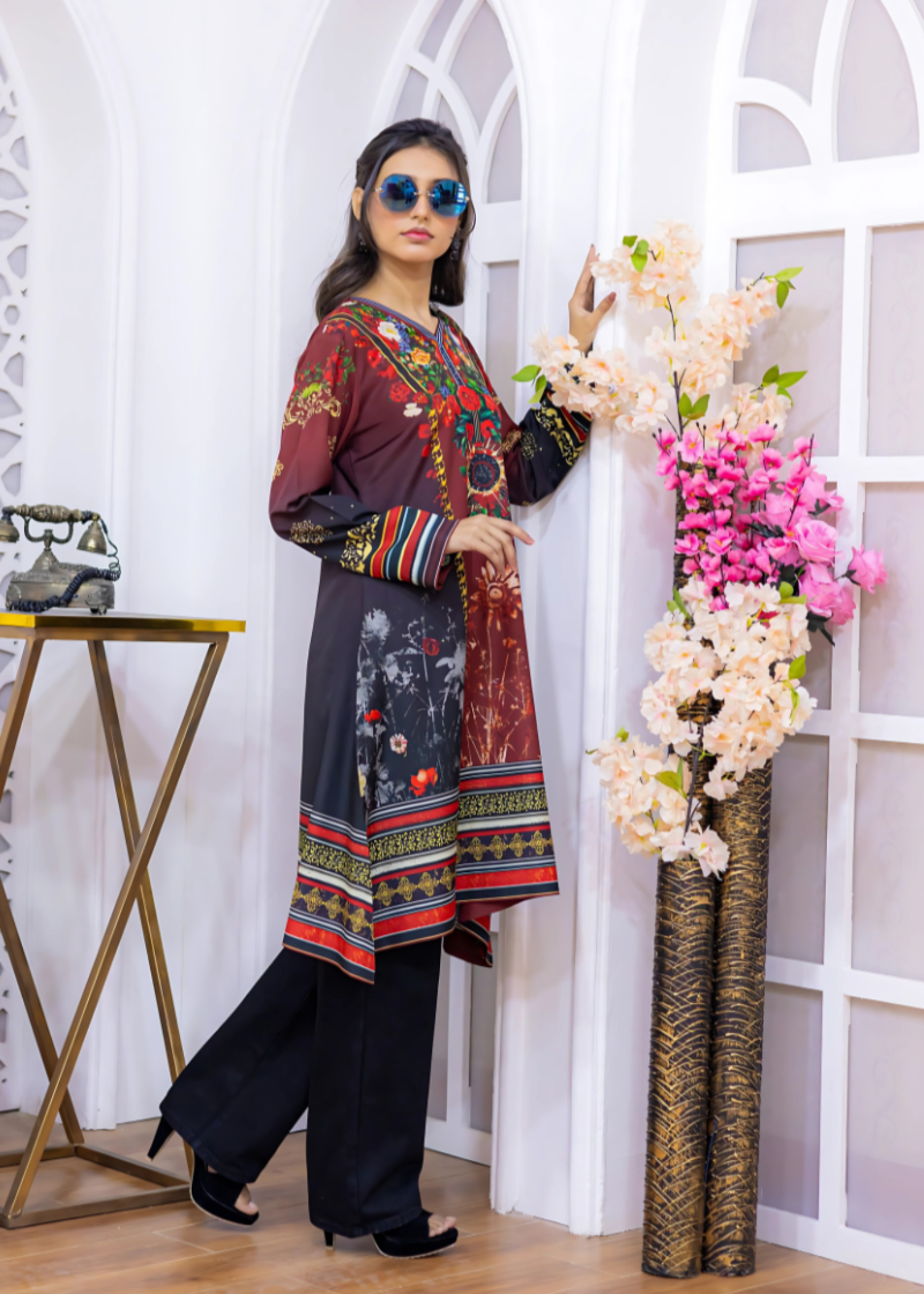 Posheri Ghulabi Shirt Women 1pcs