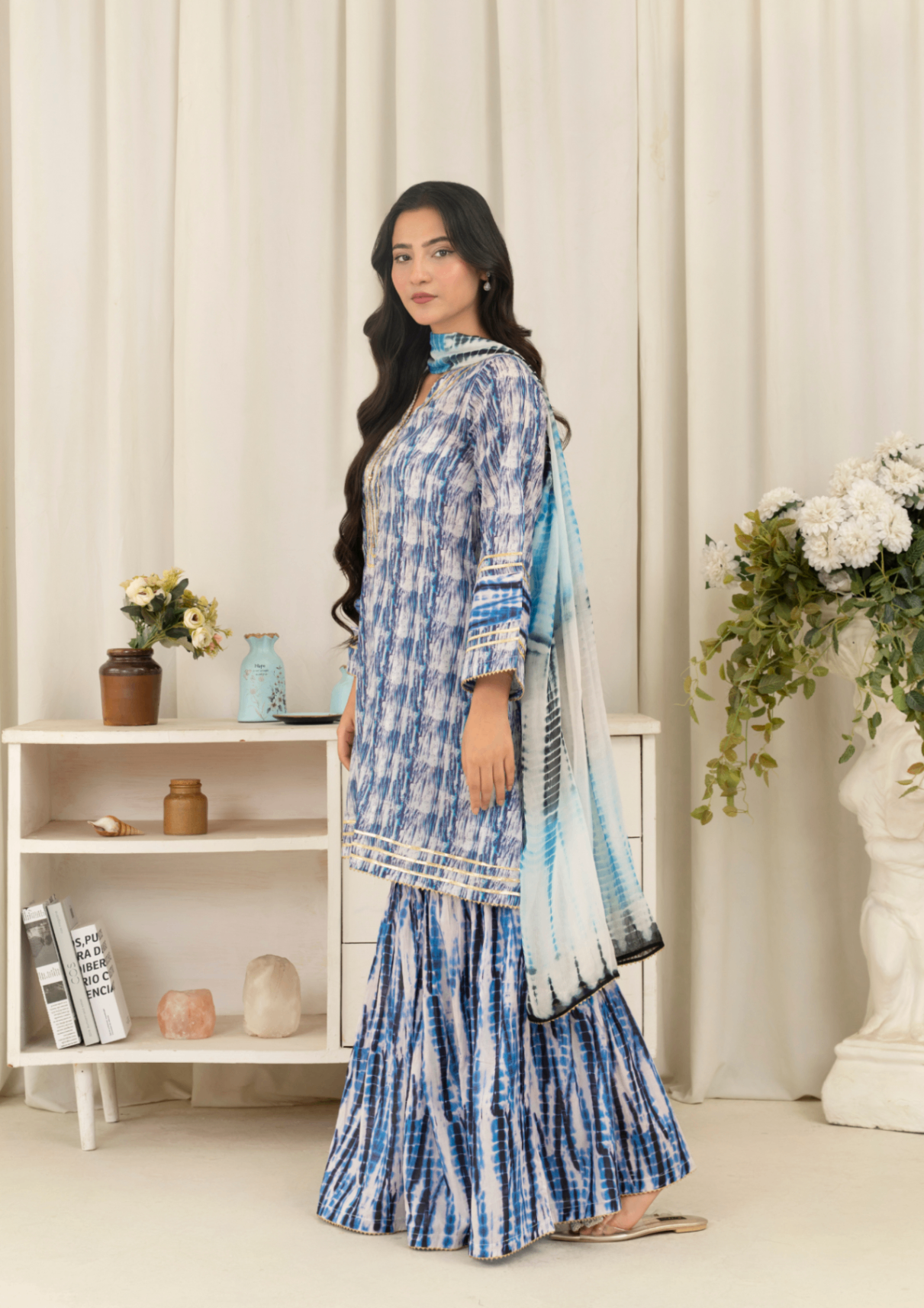 Yolo Pret Tie&Dye Digital Print Lawn with Sharara FATAH F25 0004 Women 3pcs